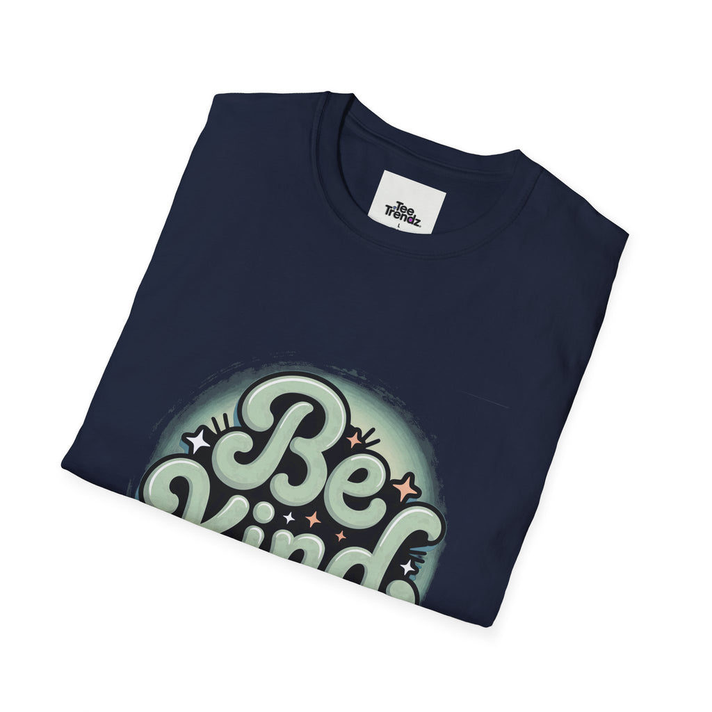 Be Kind T-Shirt — Retro Script Kindness Tee