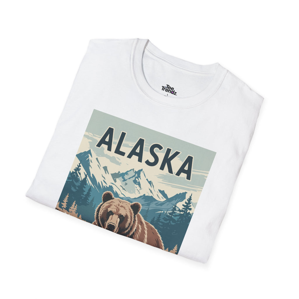 Alaska Bear T-Shirt — Vintage Mountain Wildlife Tee