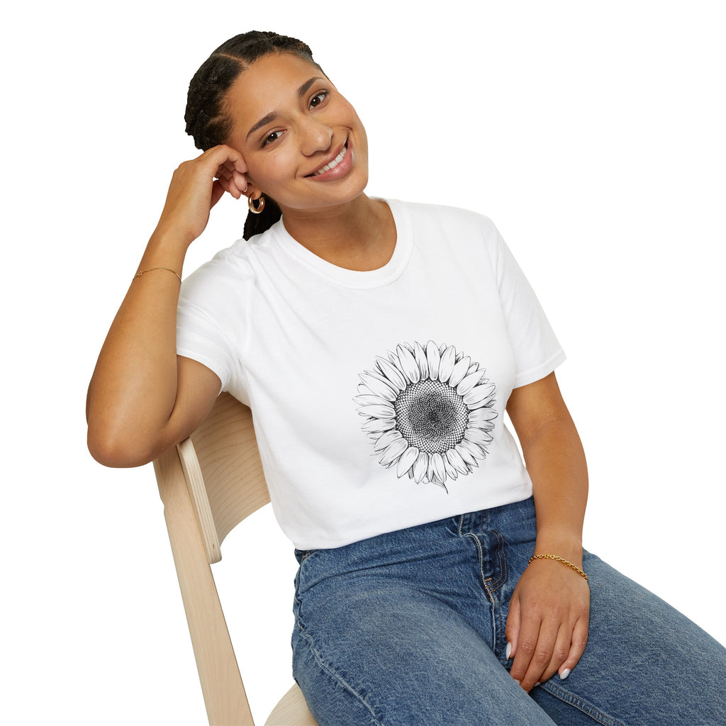 Sunflower Sketch T-Shirt