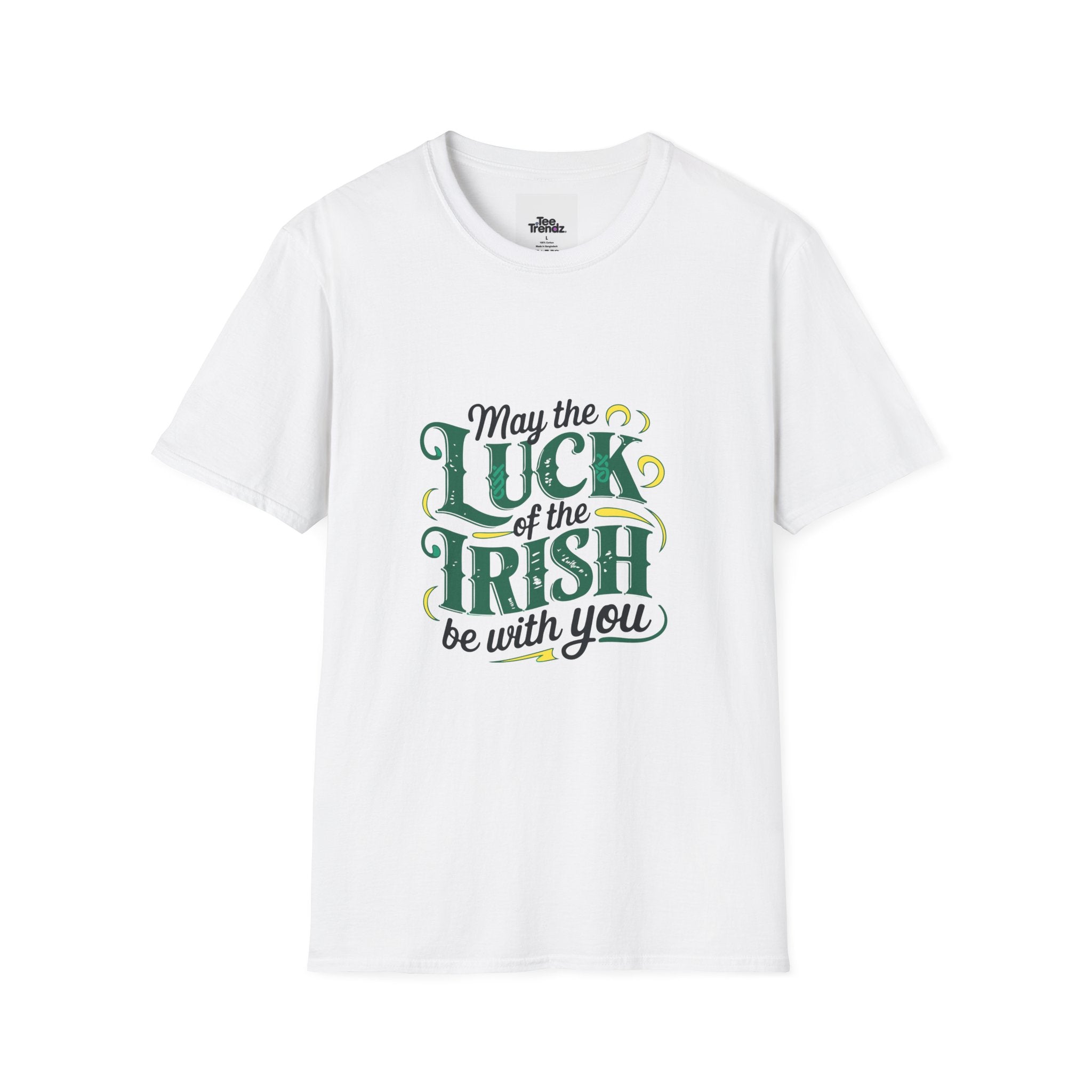 Luck of the Irish T-Shirt – "May the Luck of the Irish Be With You" St. Patrick’s Day Tee