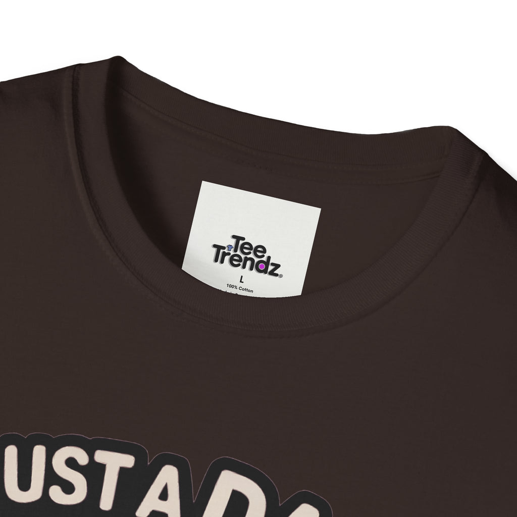 Dad T-Shirt — “Just a Dad Who Always Came Back With the Milk” Vintage Raccoon Design