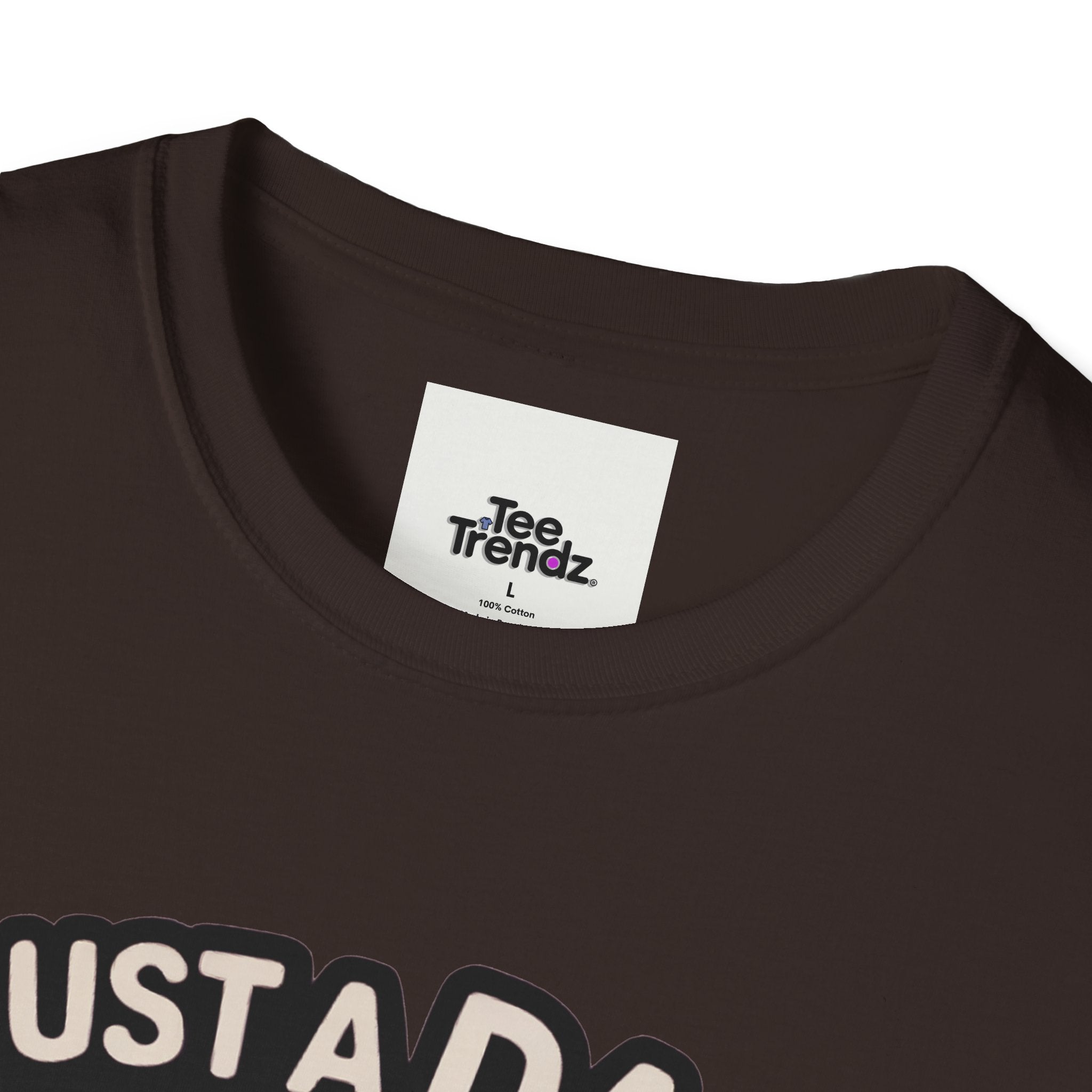 Dad T-Shirt — “Just a Dad Who Always Came Back With the Milk” Vintage Raccoon Design
