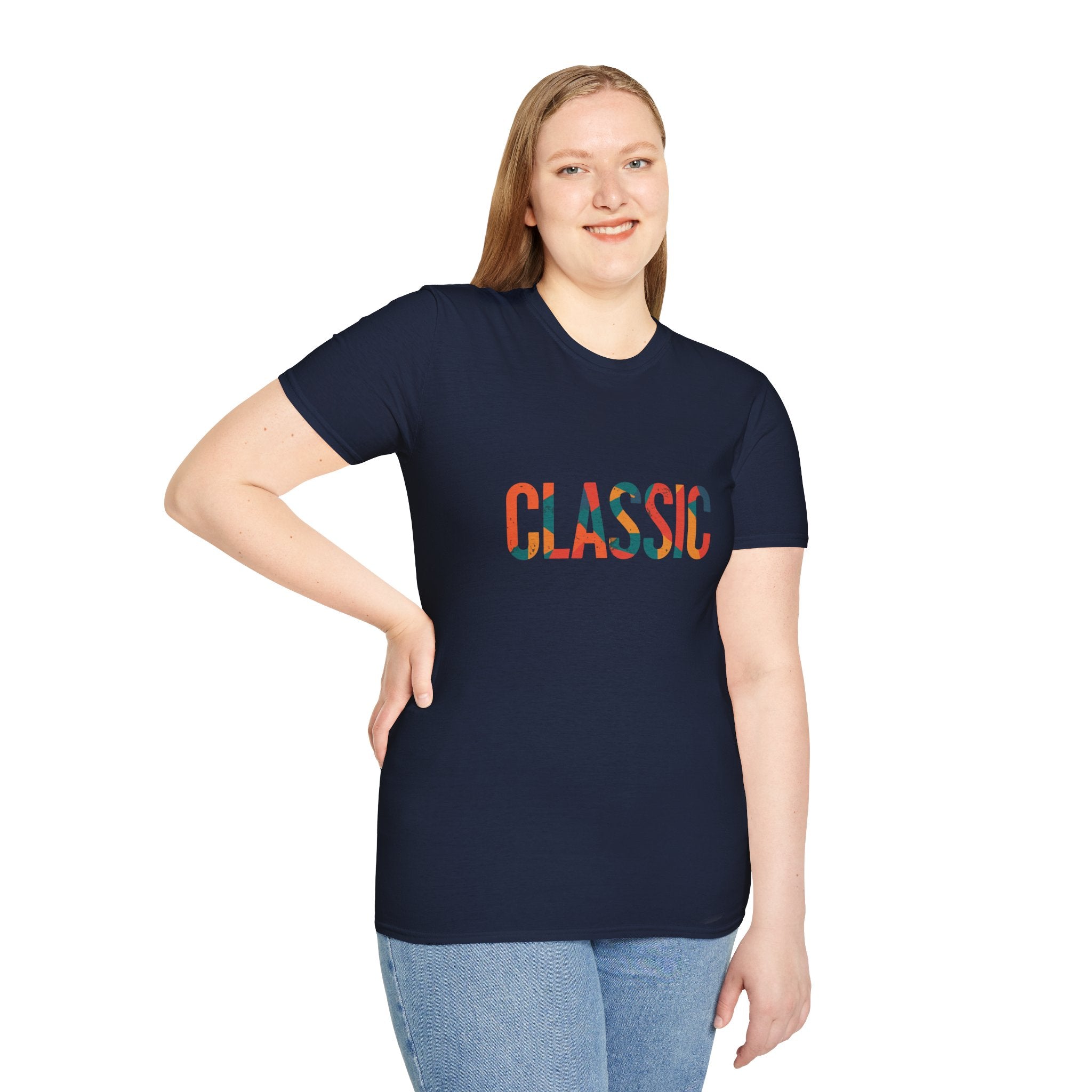 Classic Retro Text T-Shirt