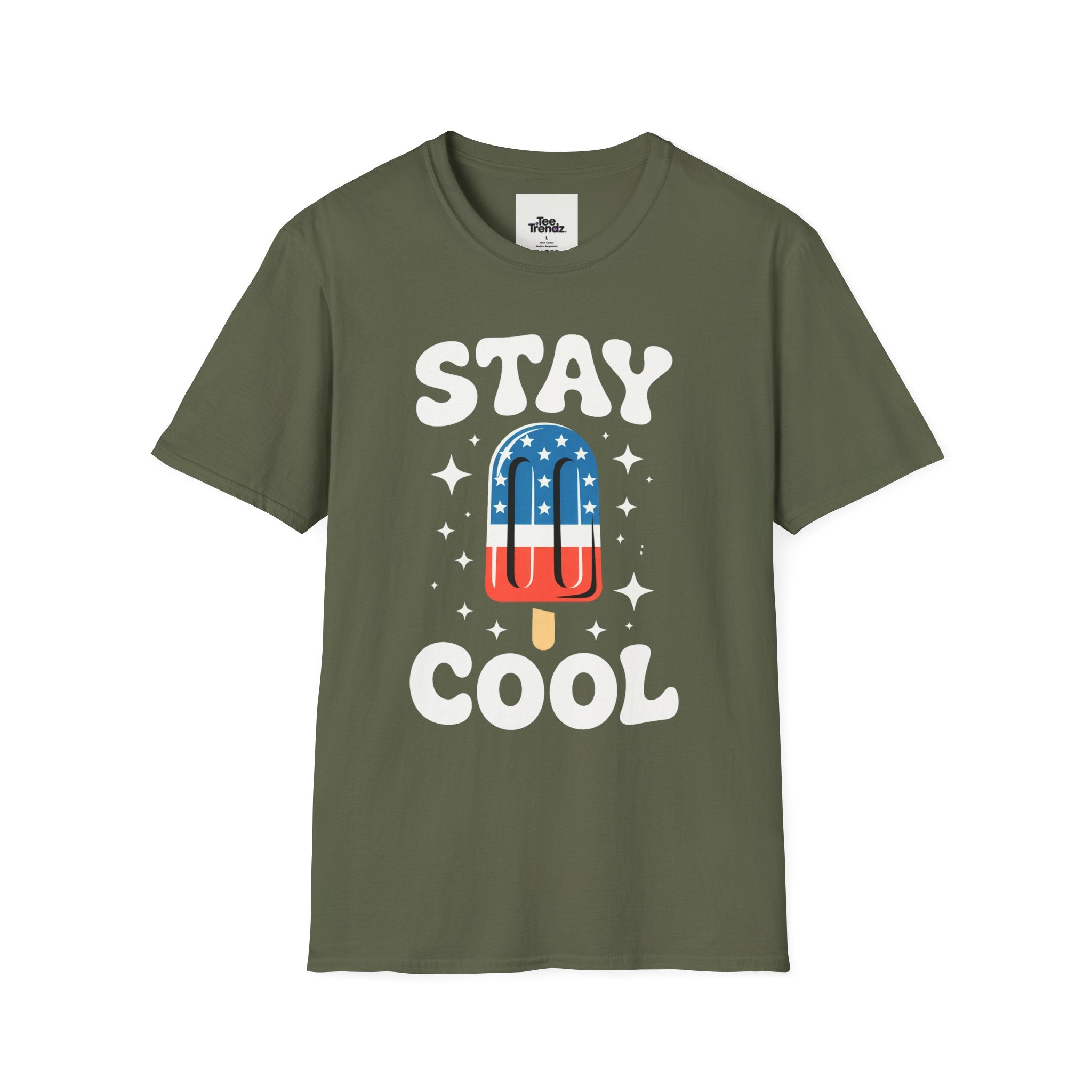 Stay Cool Popsicle T-Shirt — Retro Summer Graphic Tee