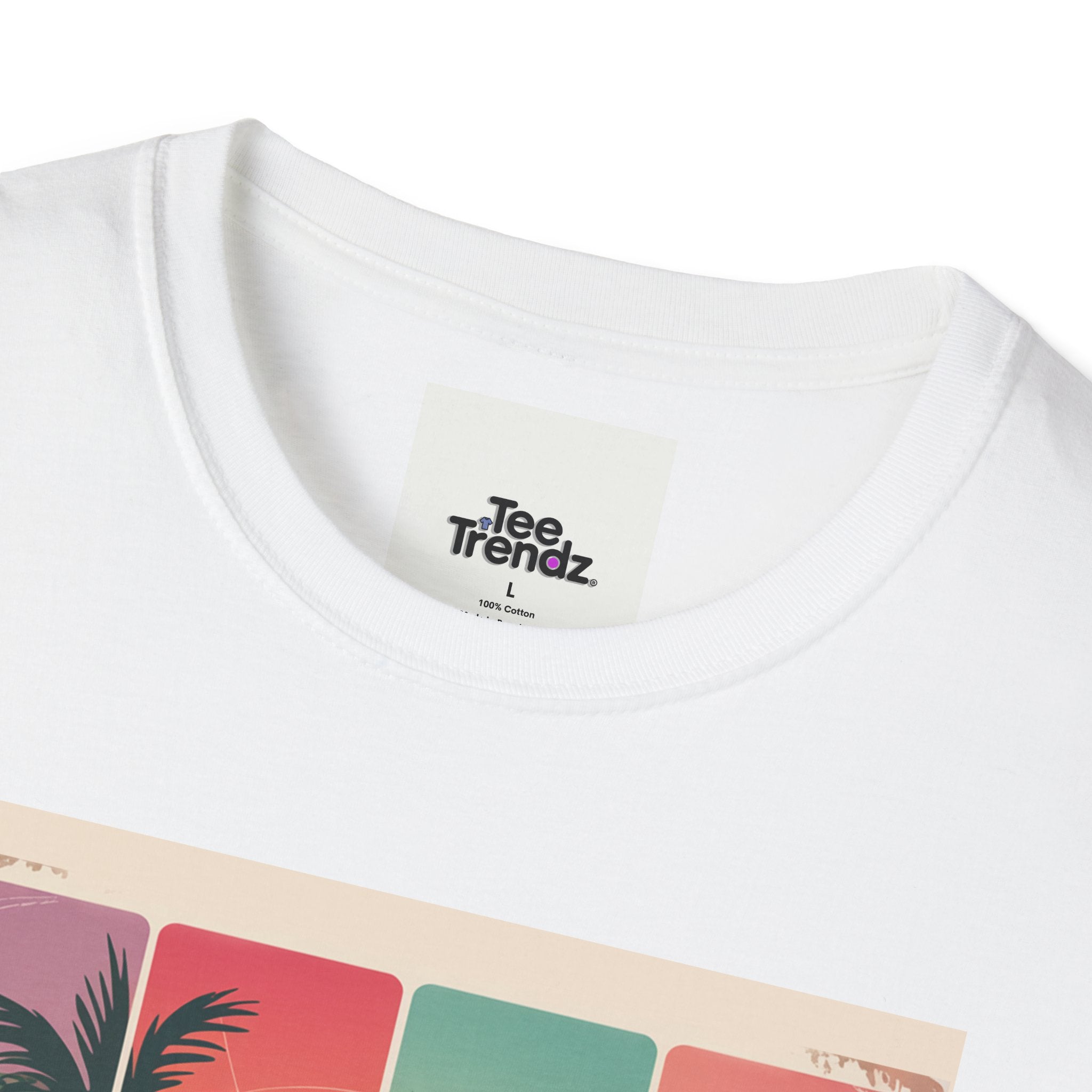 Summer Never Ends T-Shirt – Vintage Beach Sunset Graphic Tee