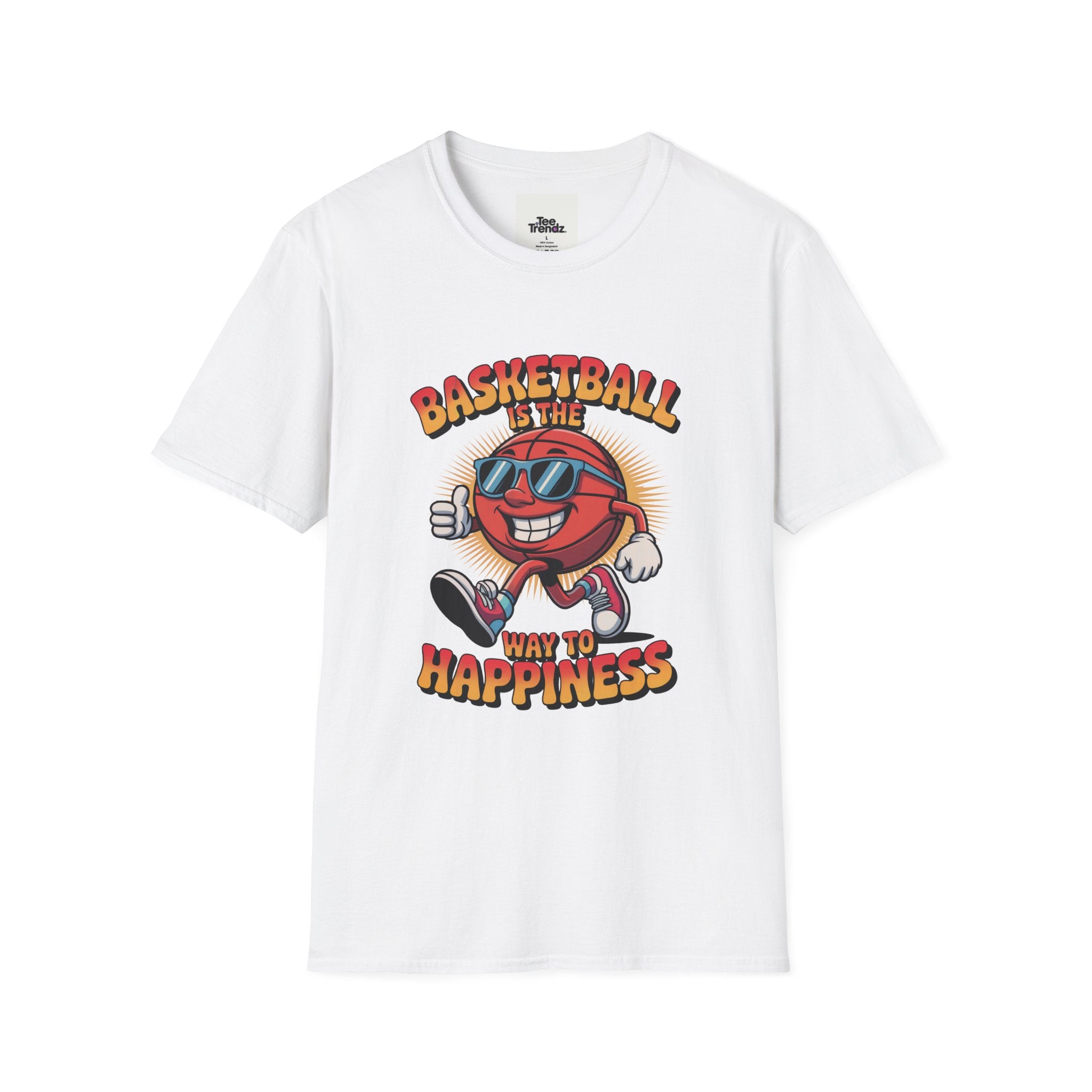 Basketball Is the Way to Happiness T-Shirt