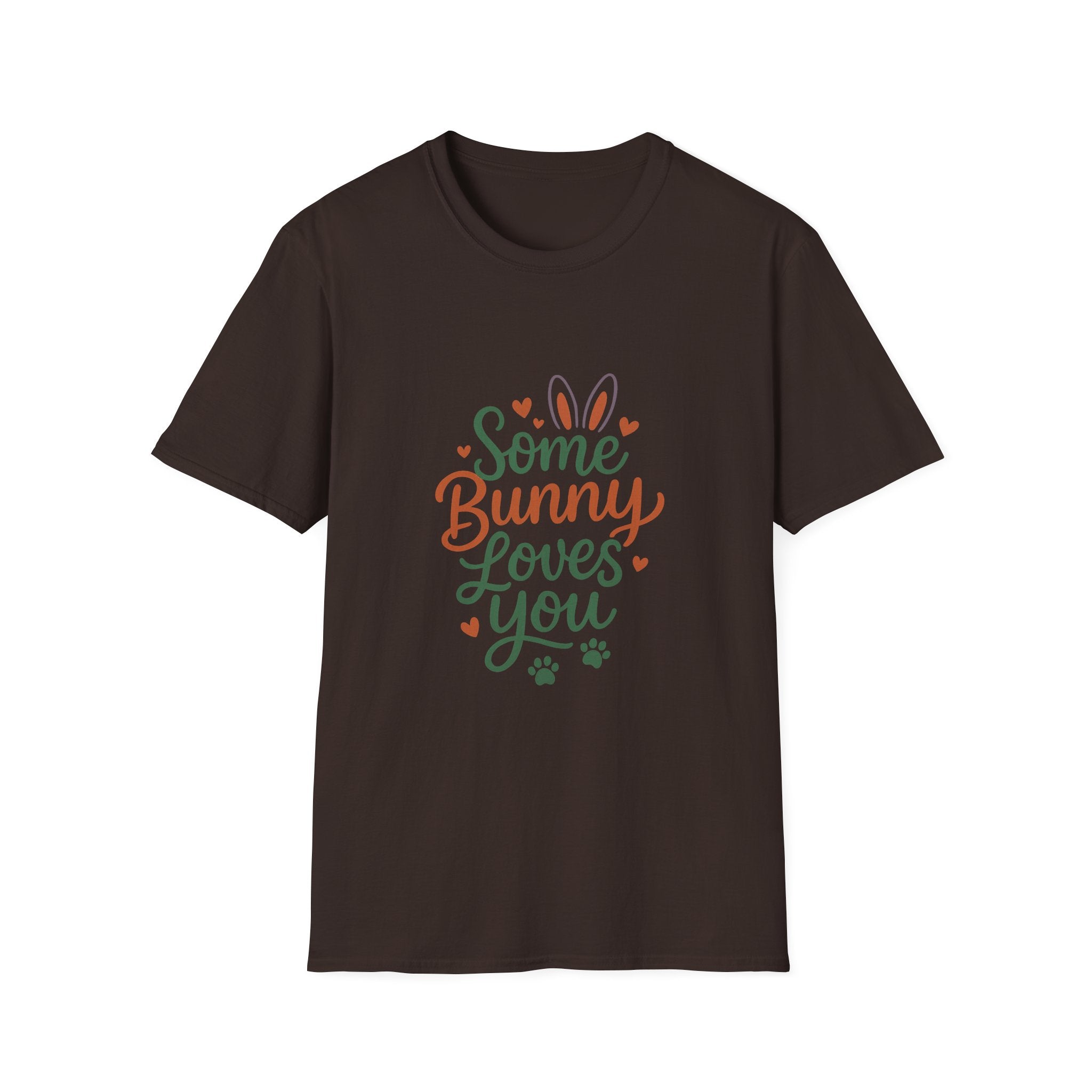 Some Bunny Loves You T-Shirt — Cute Easter Bunny Paw Print Tee