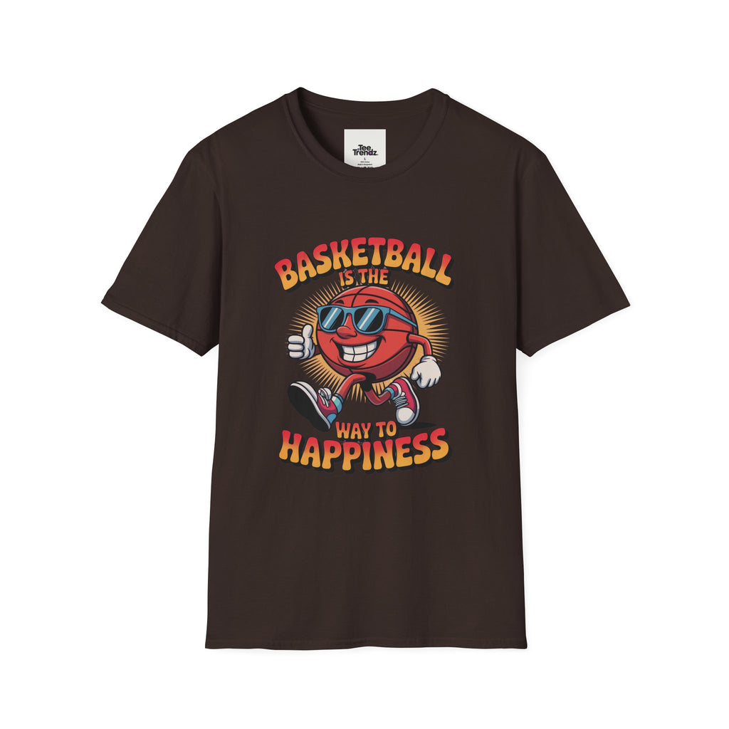 Basketball Is the Way to Happiness T-Shirt