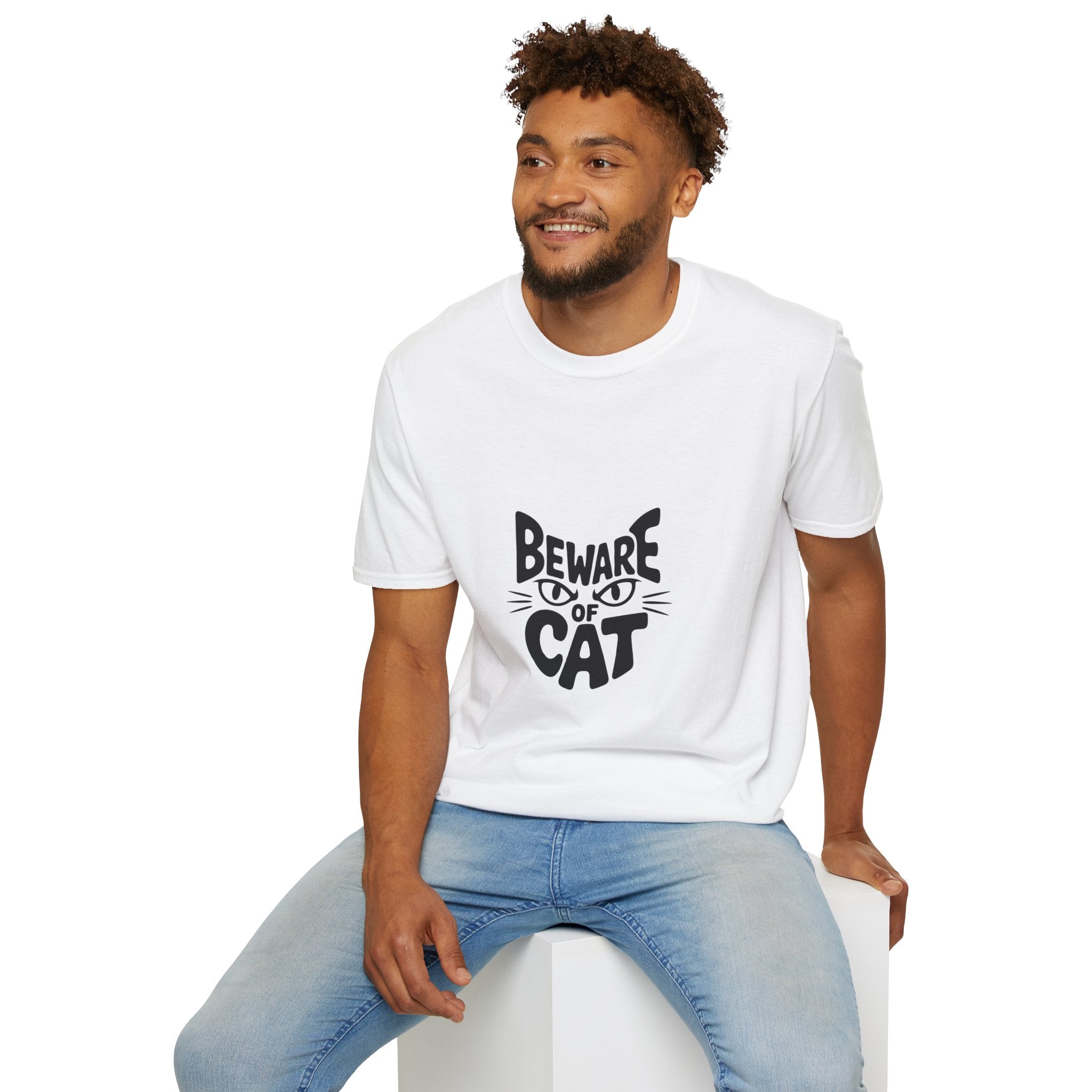 Beware of Cat T-Shirt — Funny Cat Lover Tee