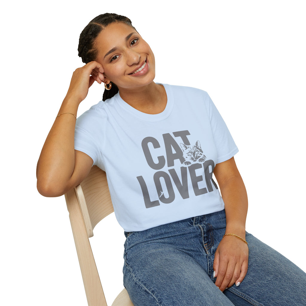 Cat Lover T-Shirt — Bold Graphic Tee for Cat Owners & Pet Lovers