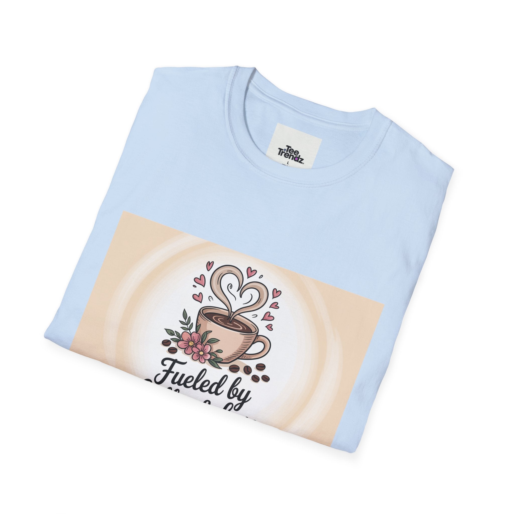 Coffee Lover T-Shirt — "Fueled by Coffee & Love" Graphic Tee