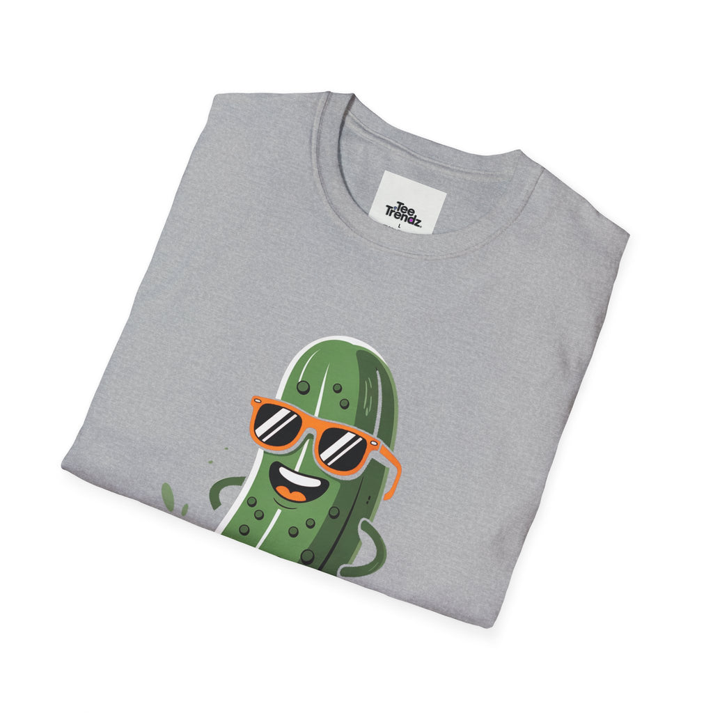 Cool Pickle Graphic T-Shirt — Sunglasses Pickle Funny Cute Tee