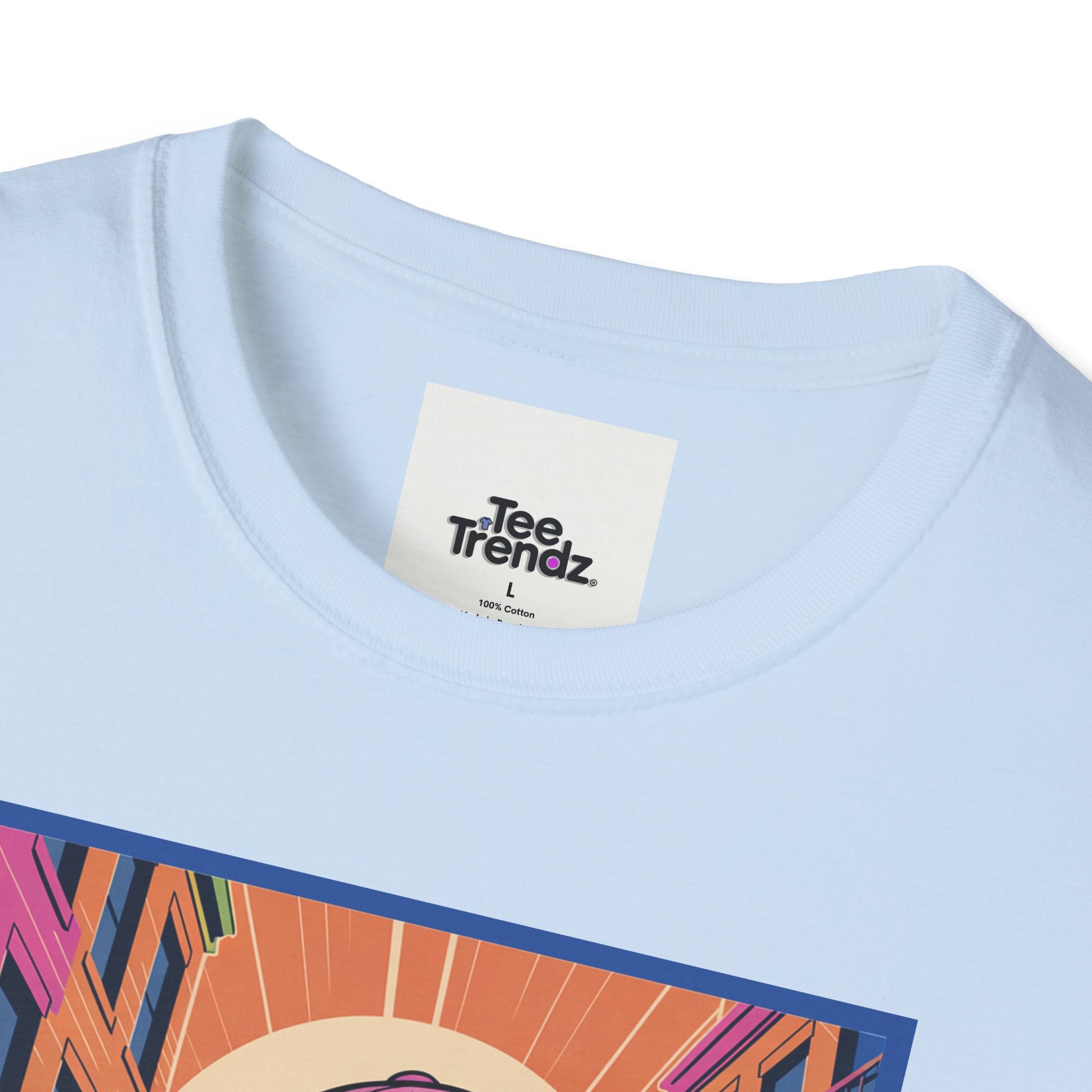 Skateboard Duck Graphic T-Shirt — Retro Streetwear Skateboarder Design