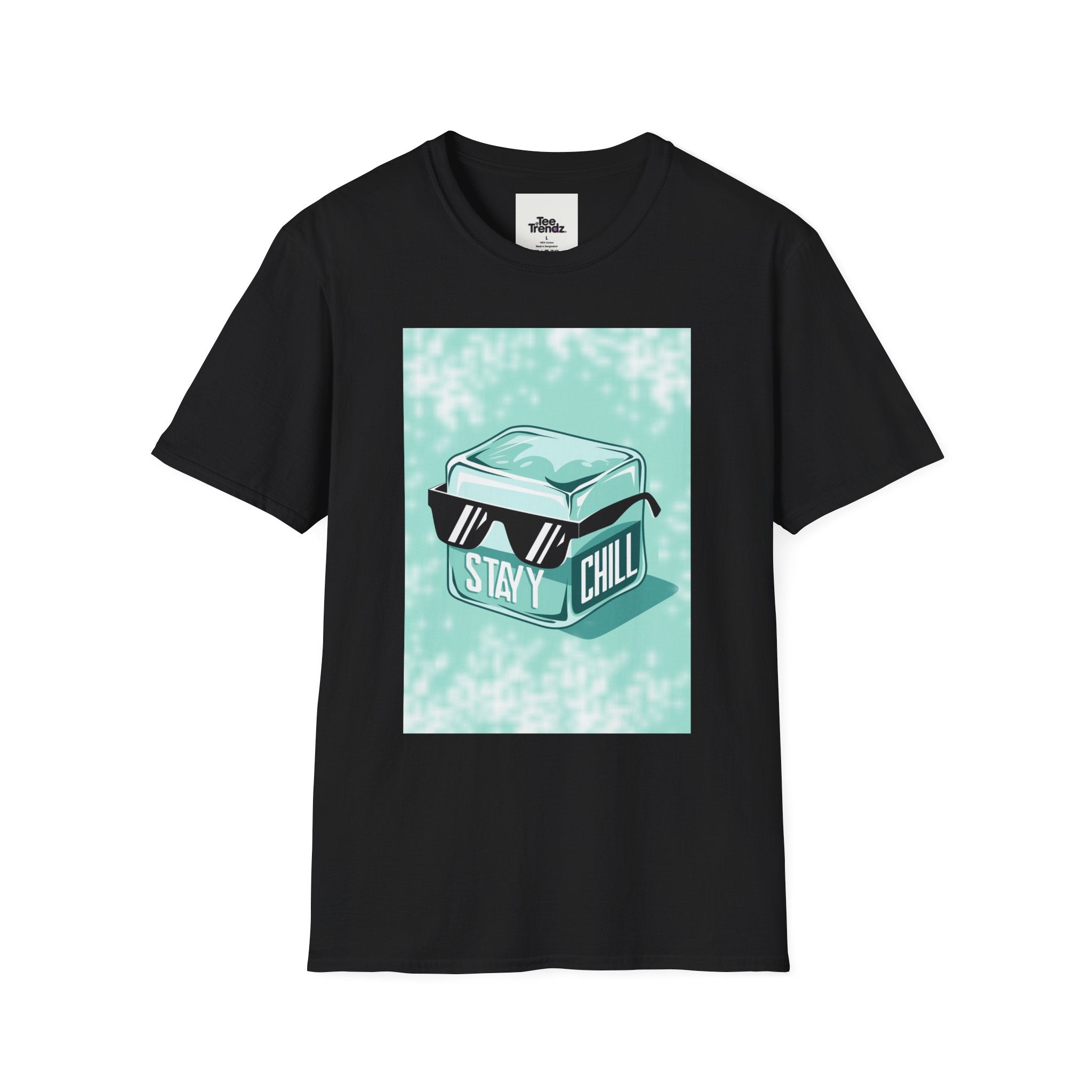 Stay Chill Ice Cube T-Shirt — Retro Sunglasses Graphic Tee