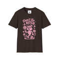 Don't Be a Bitch T-Shirt — Retro Cartoon Floral Graphic Tee