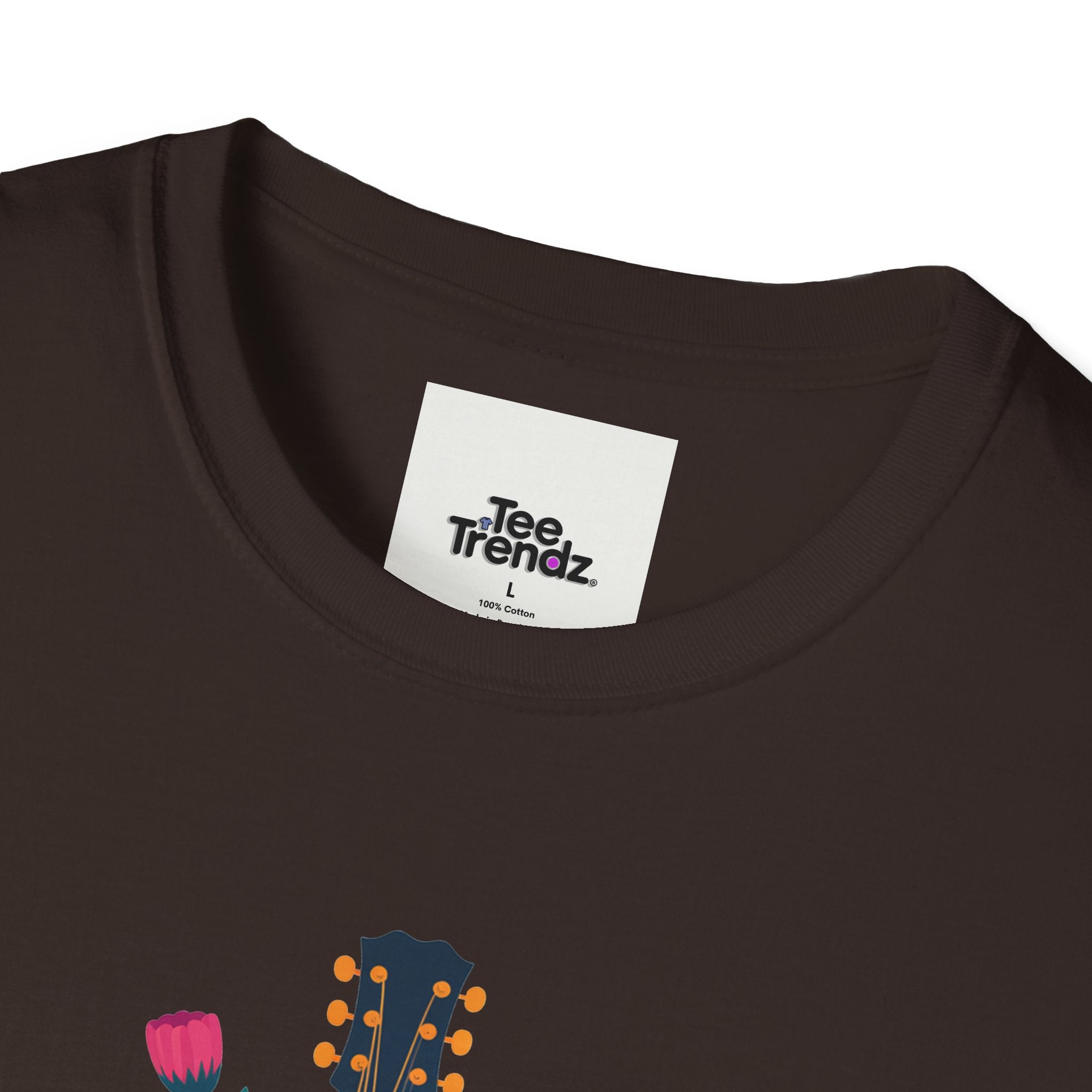 Nashville Vibes Guitar T-Shirt – Floral Music Festival Tee