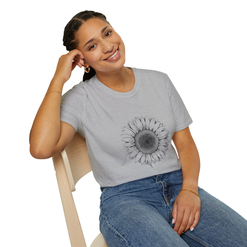 Sunflower Sketch T-Shirt