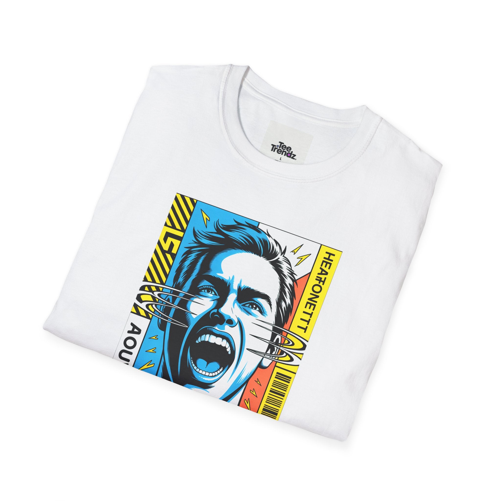 Stay Loud Graphic T-Shirt — Bold Pop Art Scream Design