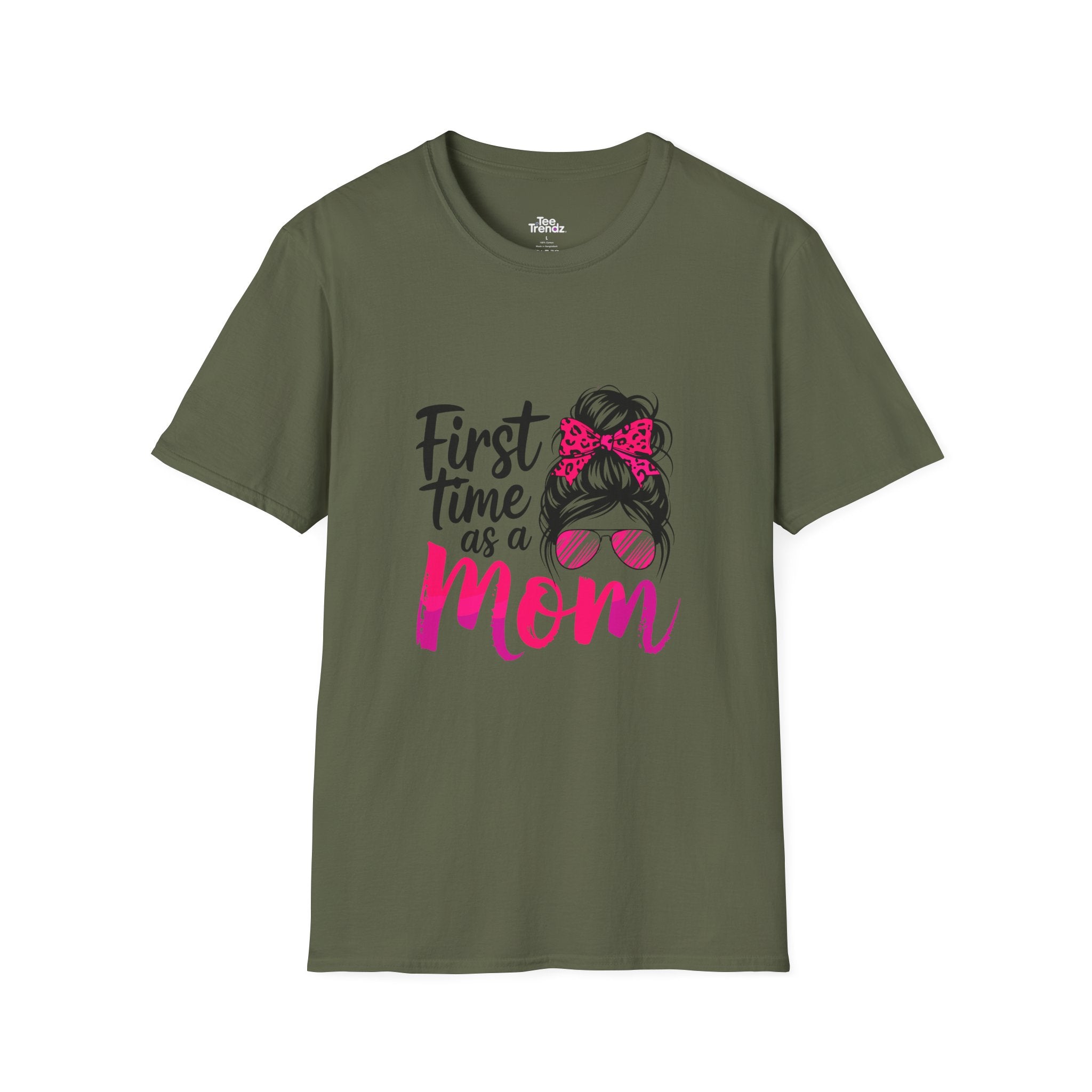 First Time As A Mom T-Shirt - New Mom Graphic Tee
