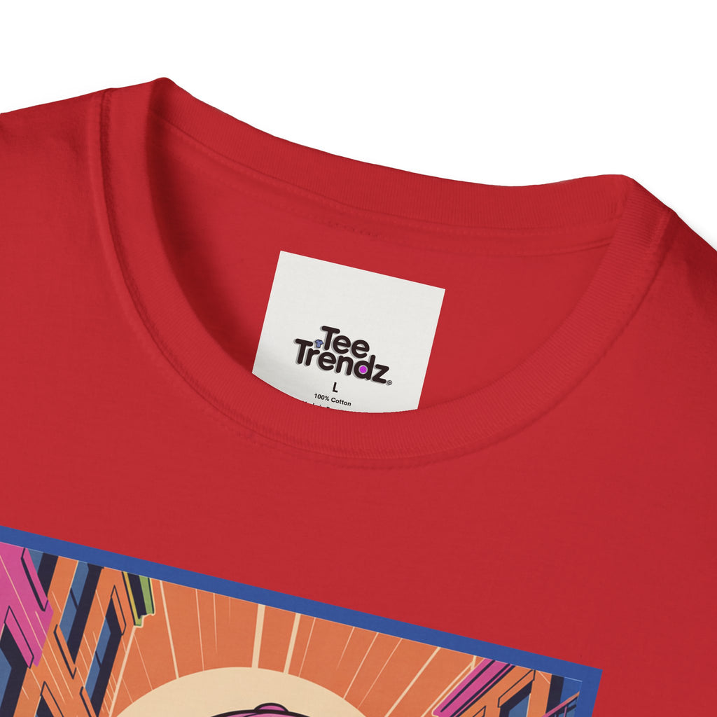 Skateboard Duck Graphic T-Shirt — Retro Streetwear Skateboarder Design
