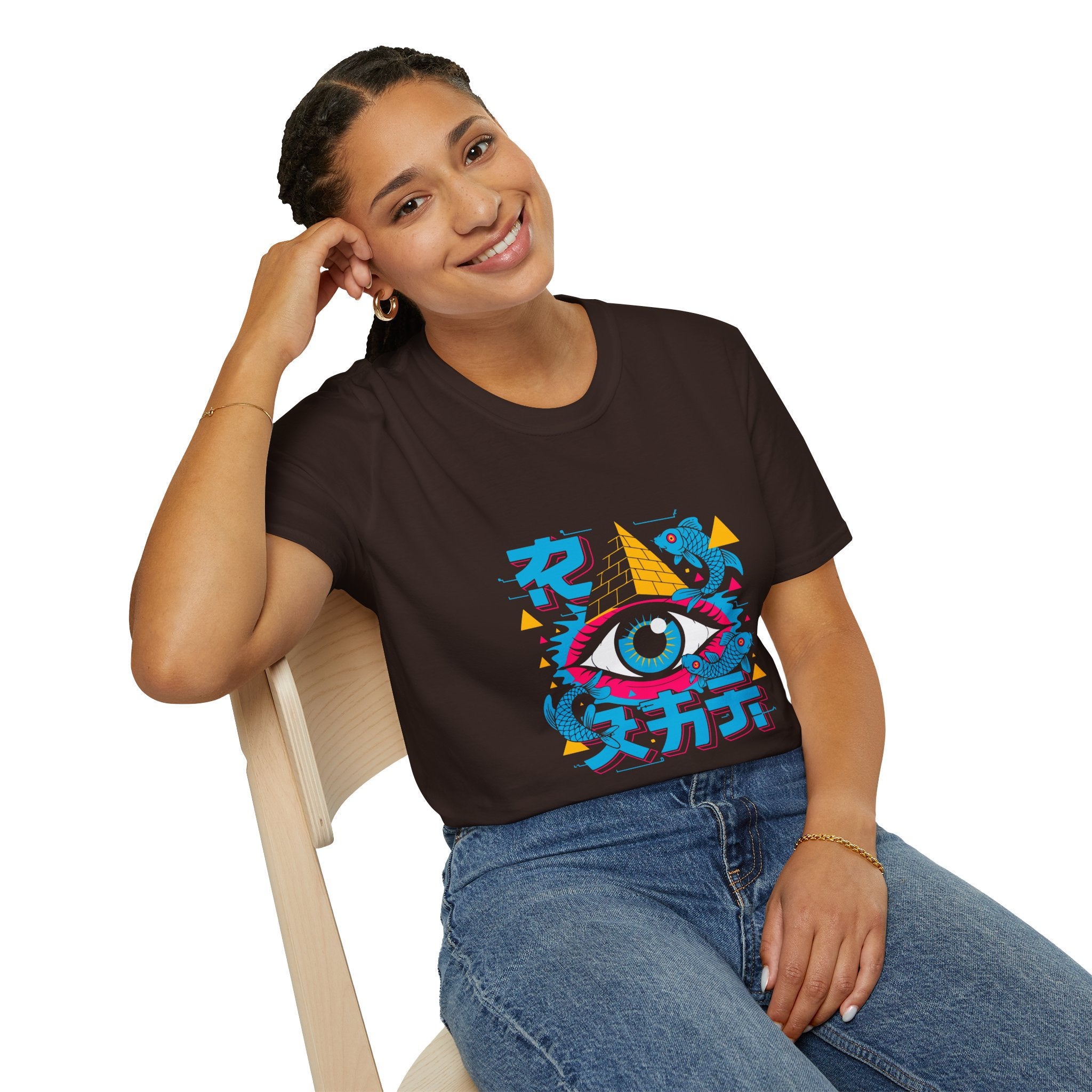 Psychedelic Eye T-Shirt — Retro Japanese Graphic Tee