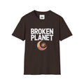 Broken Planet T-Shirt — Tropical Crescent Palm Graphic Tee