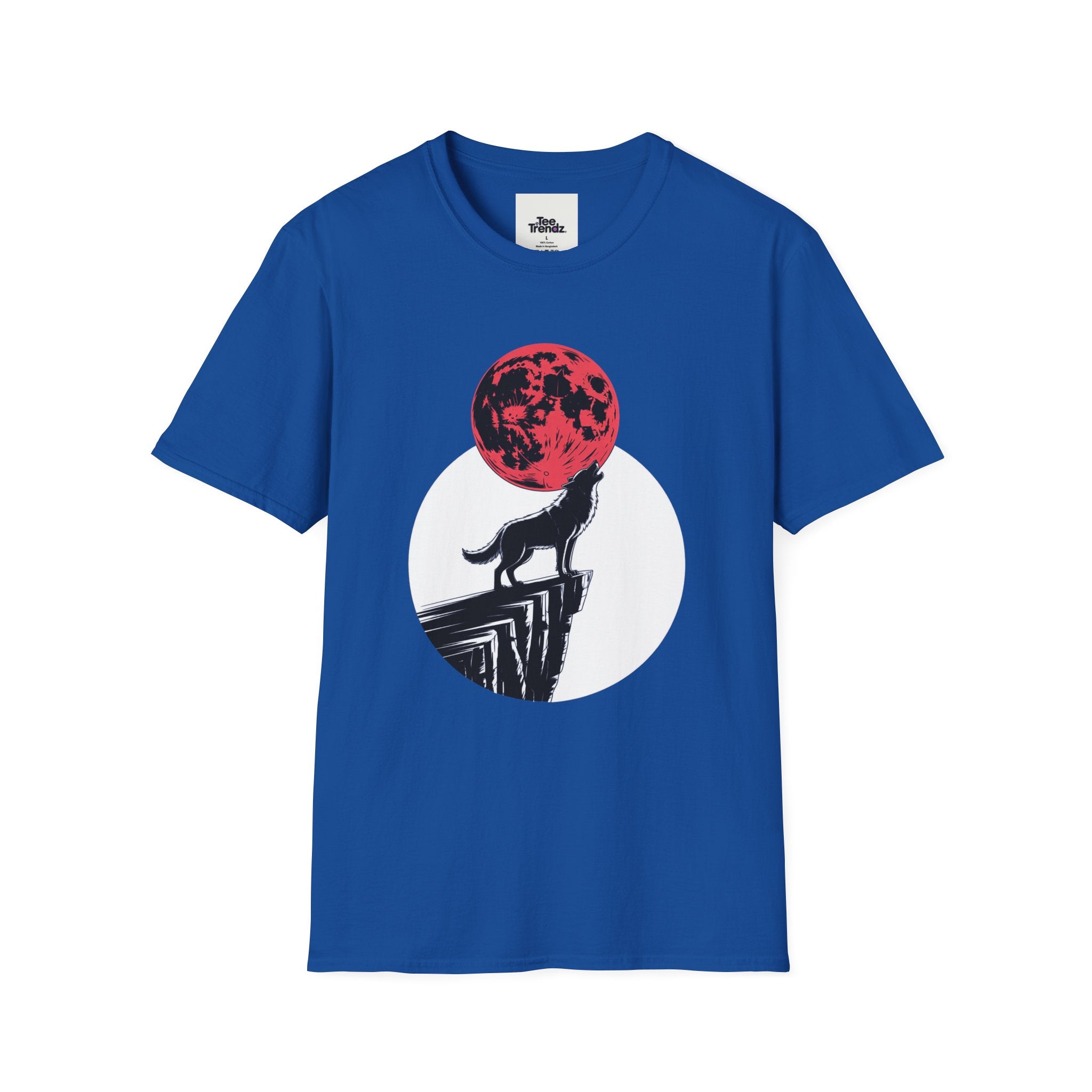 Wolf Howl T-Shirt — Red Moon Graphic Tee