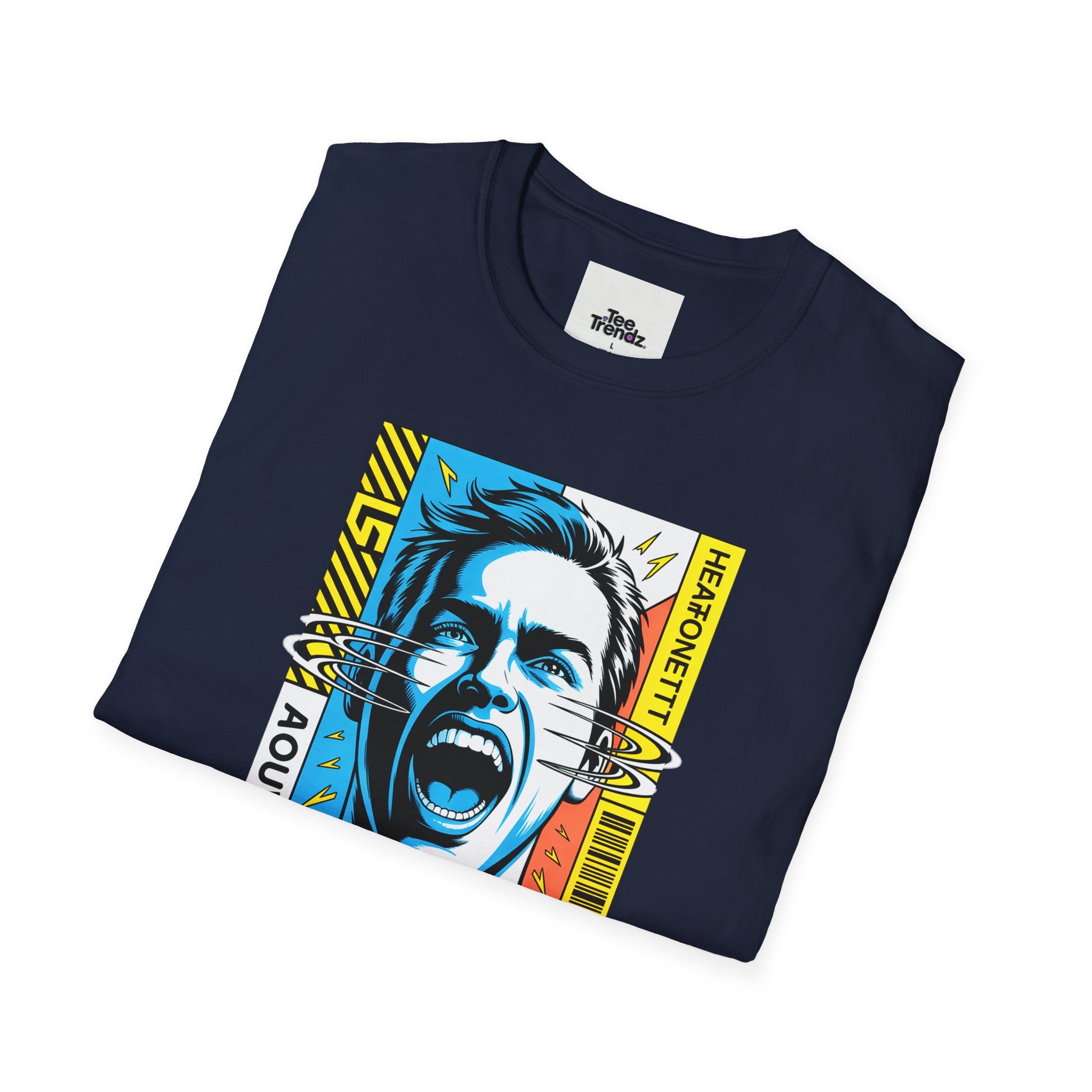 Stay Loud Graphic T-Shirt — Bold Pop Art Scream Design