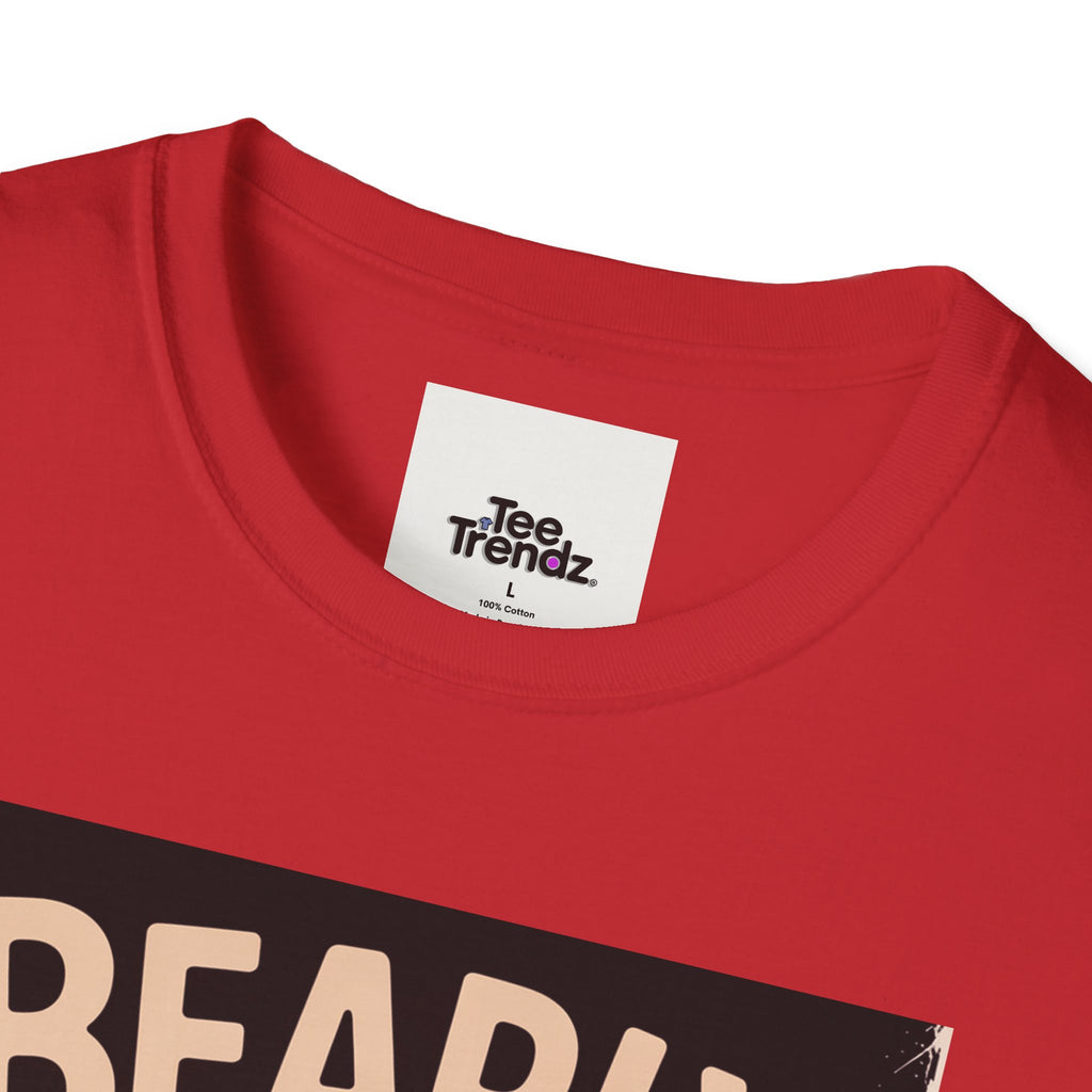 Bearly Awake T‑Shirt — Cute Coffee Bear Vintage Sunset Tee