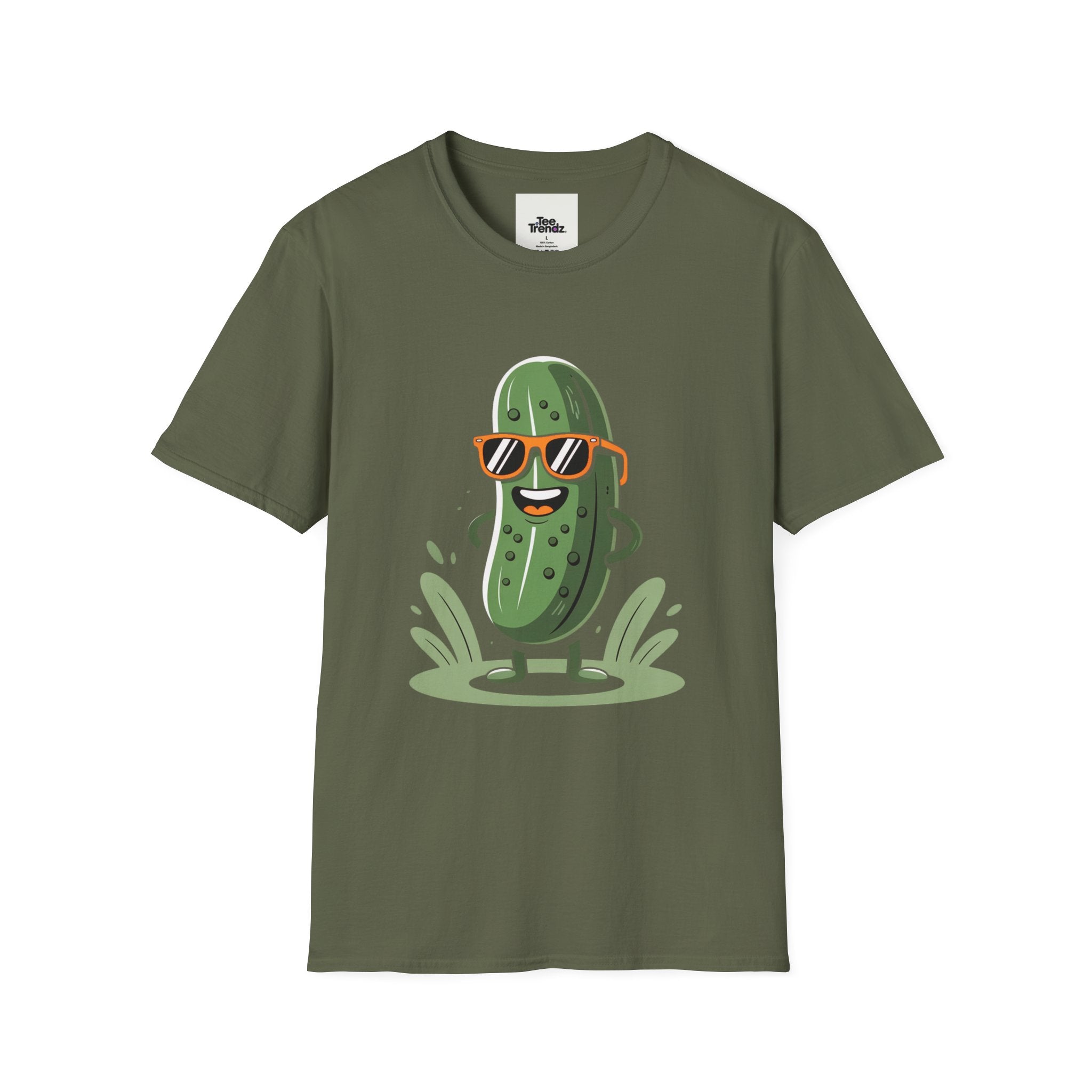 Cool Pickle Graphic T-Shirt — Sunglasses Pickle Funny Cute Tee