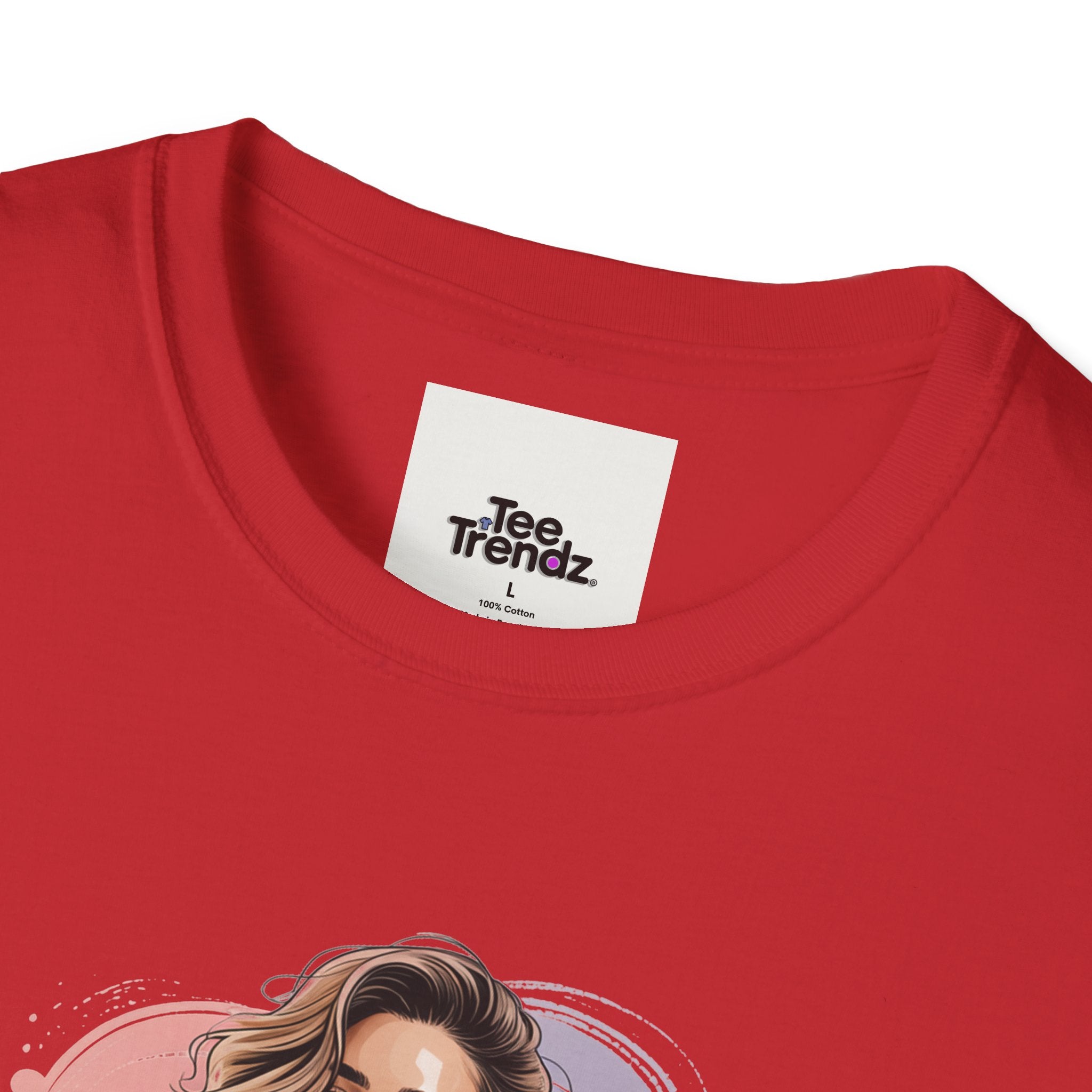Personalized Portrait T‑Shirt — Custom Name "Cierra Ortega" Tropical Palm Graphic