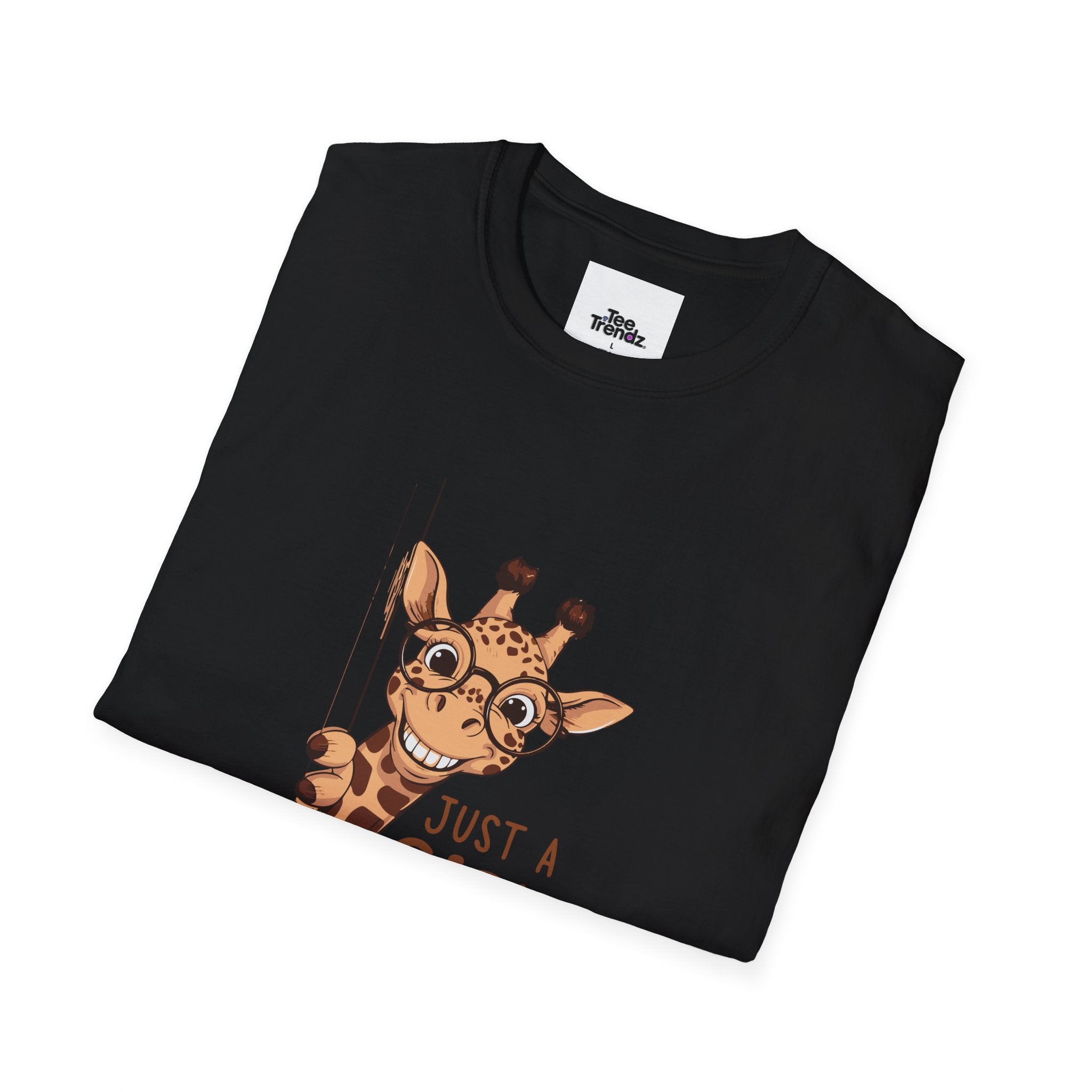 Giraffe Lover Tee — "Just a Girl Who Loves Giraffe" Cute Graphic T-Shirt
