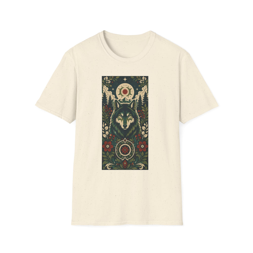 Wolf Spirit T-Shirt — Mystic Forest Moon Graphic