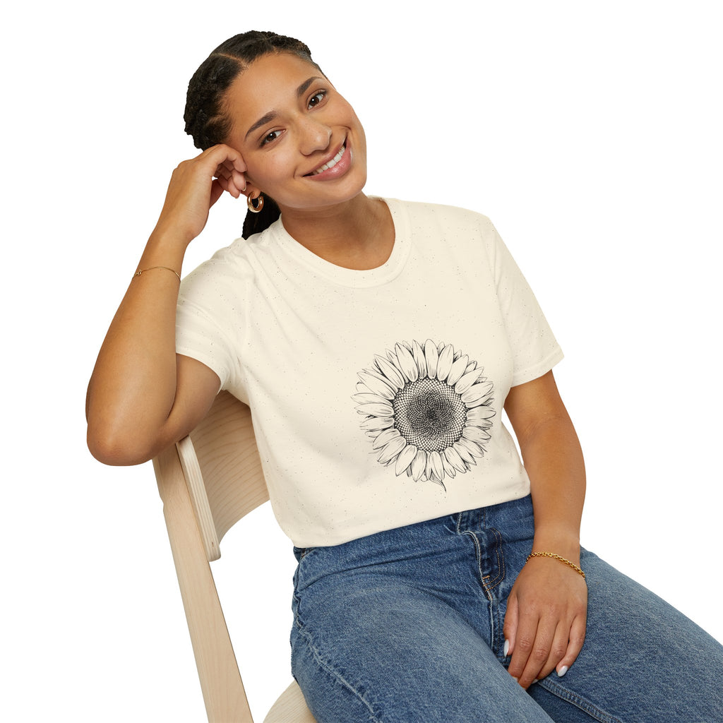 Sunflower Sketch T-Shirt