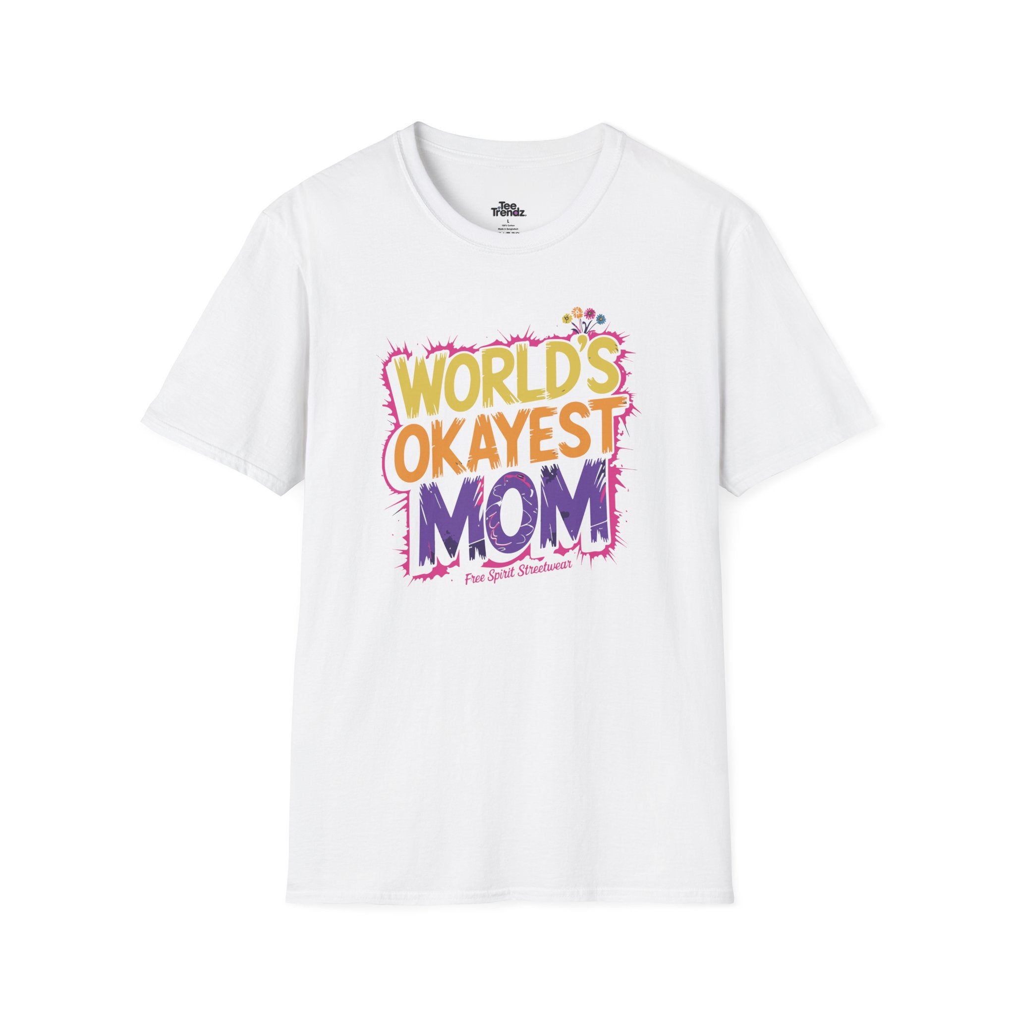 World's Okayest Mom T-Shirt – Funny Mother's Day Gift