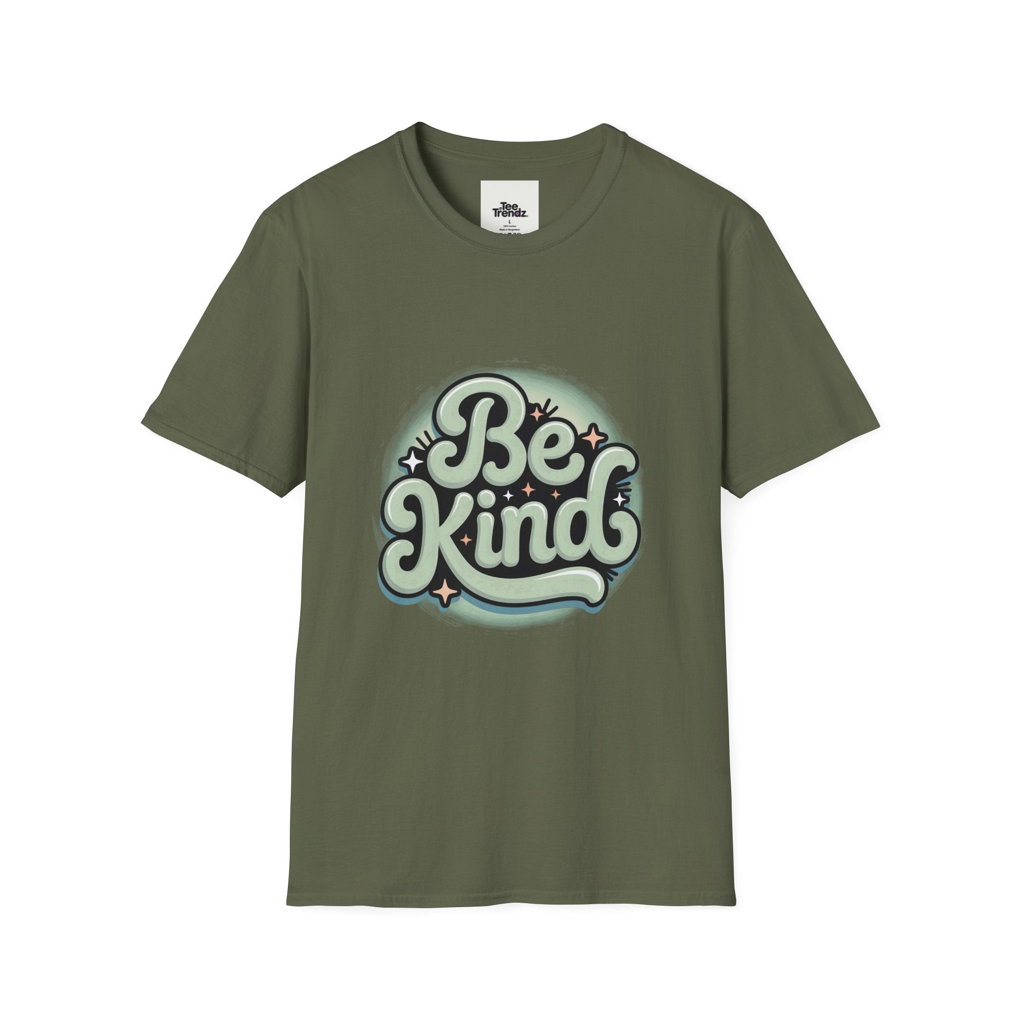 Be Kind T-Shirt — Retro Script Kindness Tee