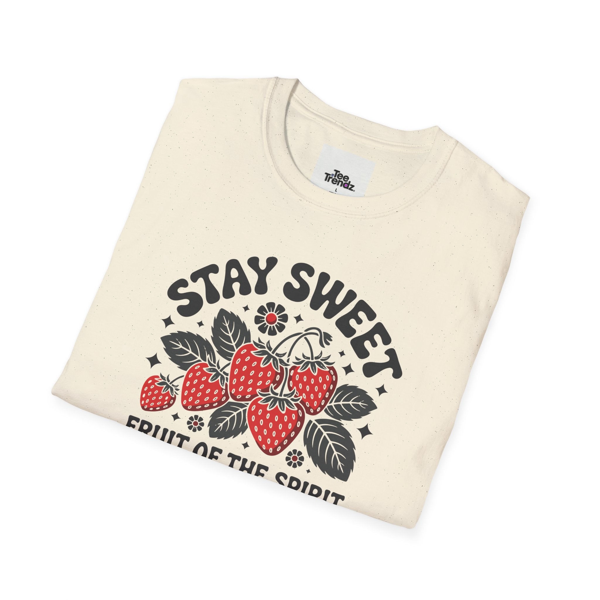 Stay Sweet Fruit of the Spirit T-Shirt — Strawberry Faith Graphic Tee