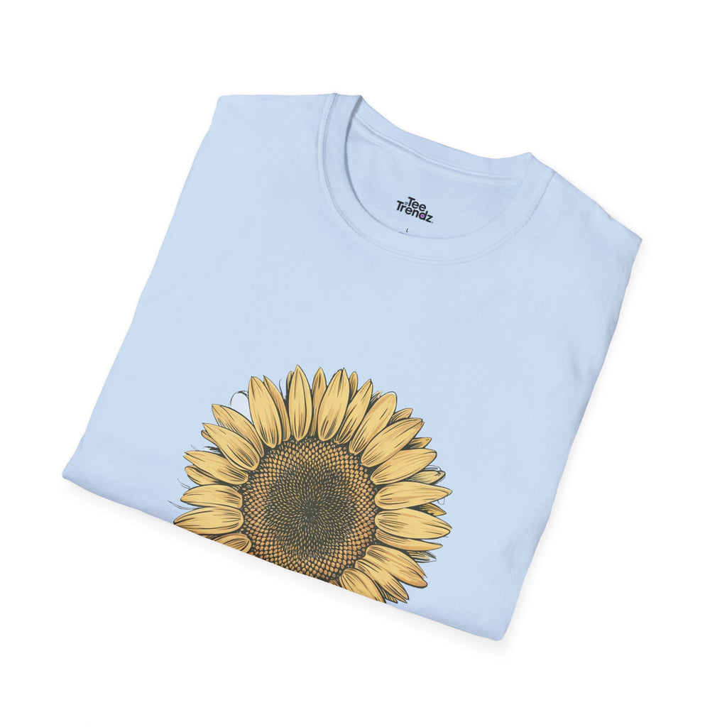 Sunflower Graphic T‑Shirt — Vintage Botanical Floral Tee
