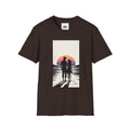 Couple Silhouette Beach T-Shirt — Sunset Romantic Graphic Tee
