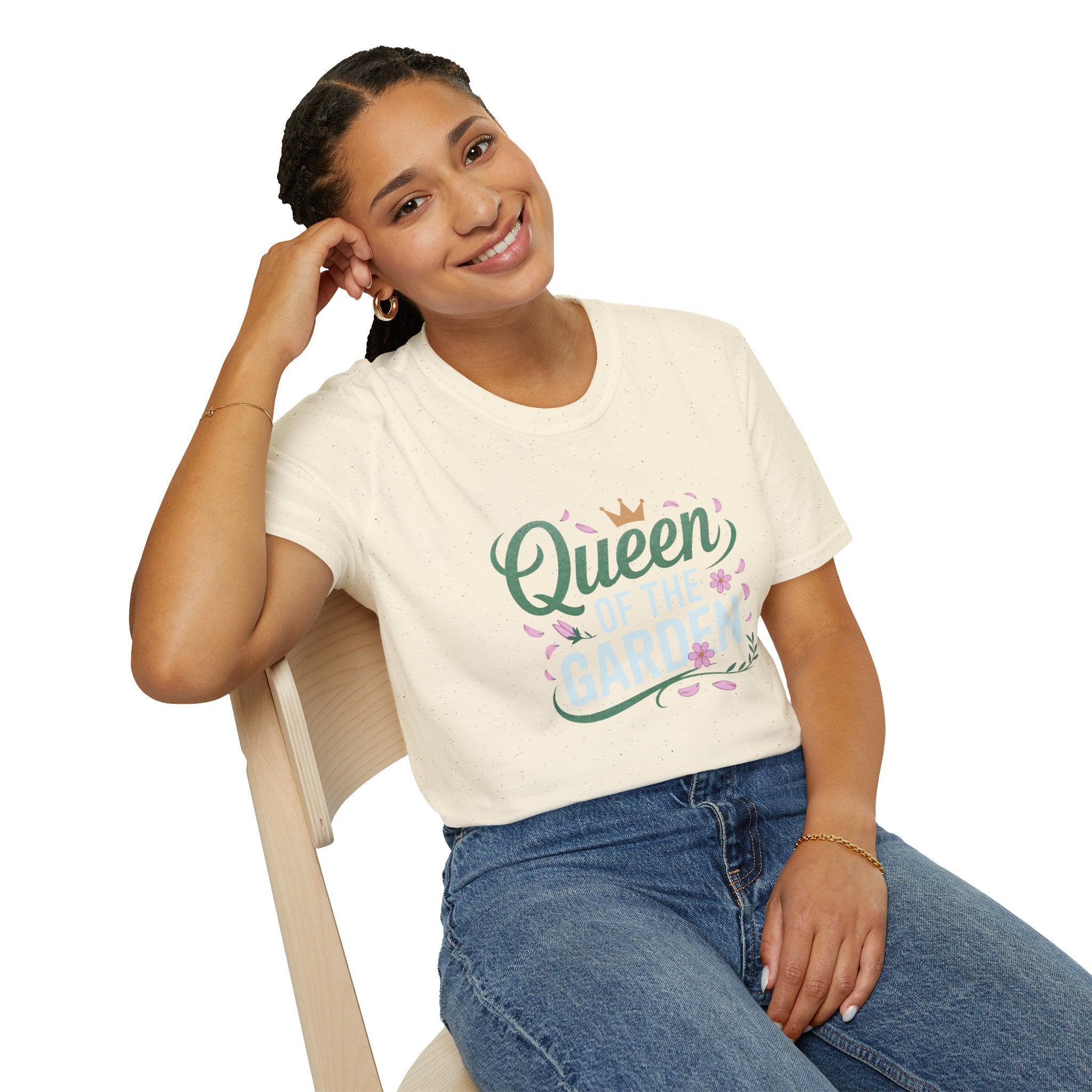 Queen of the Garden T-Shirt — Floral Gardener Gift