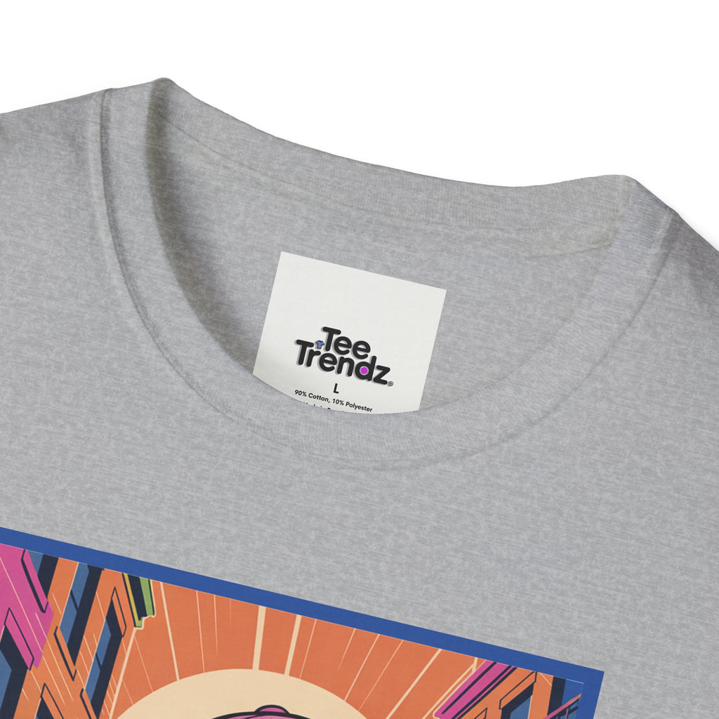 Skateboard Duck Graphic T-Shirt — Retro Streetwear Skateboarder Design