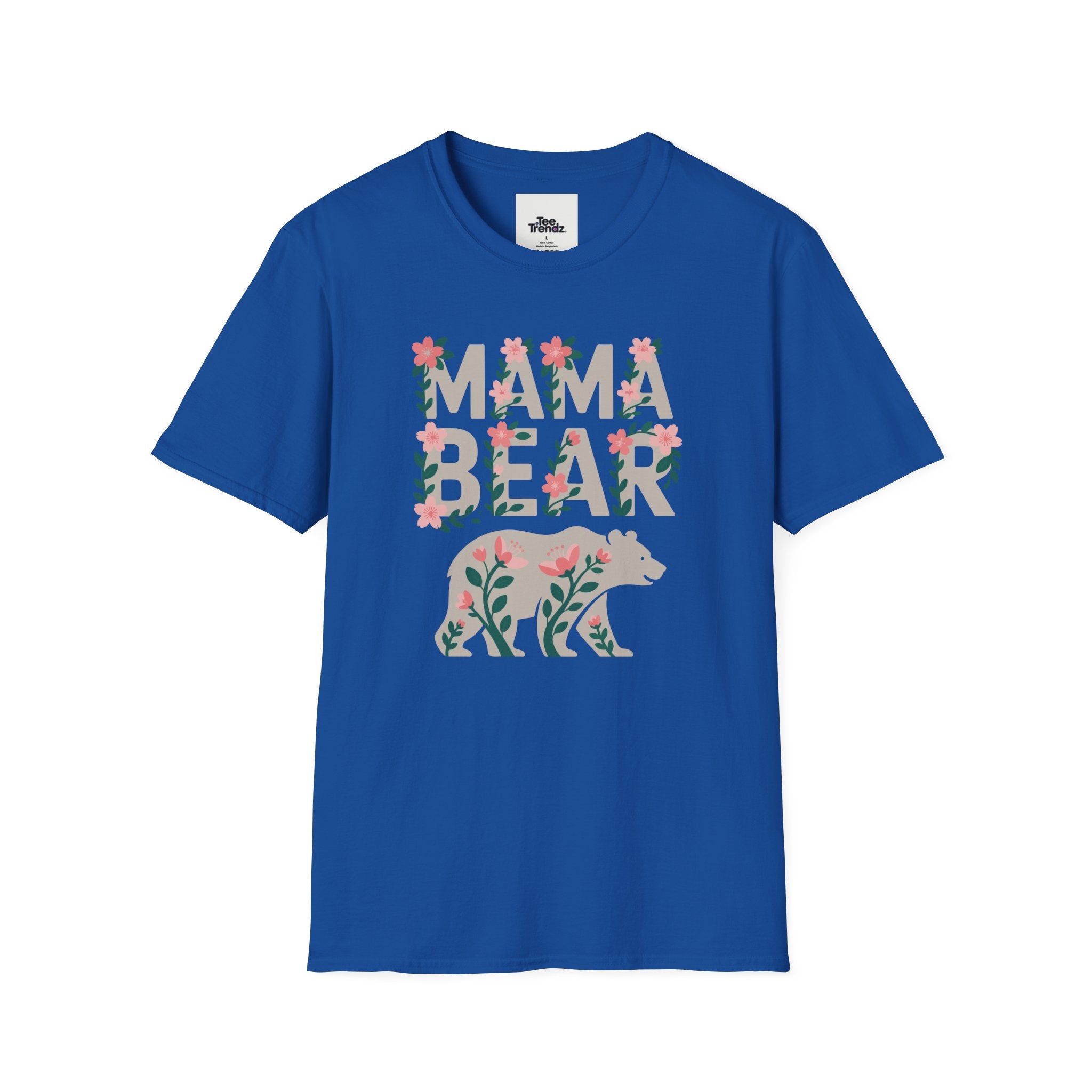 Mama Bear Floral T-Shirt — Mother's Day Mom Tee