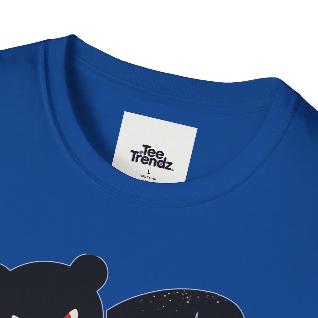 Karate Bear T‑Shirt — Martial Arts Bear with ‘KARATE’ and Japanese Text