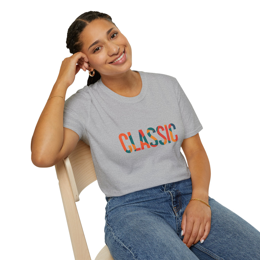 Classic Retro Text T-Shirt