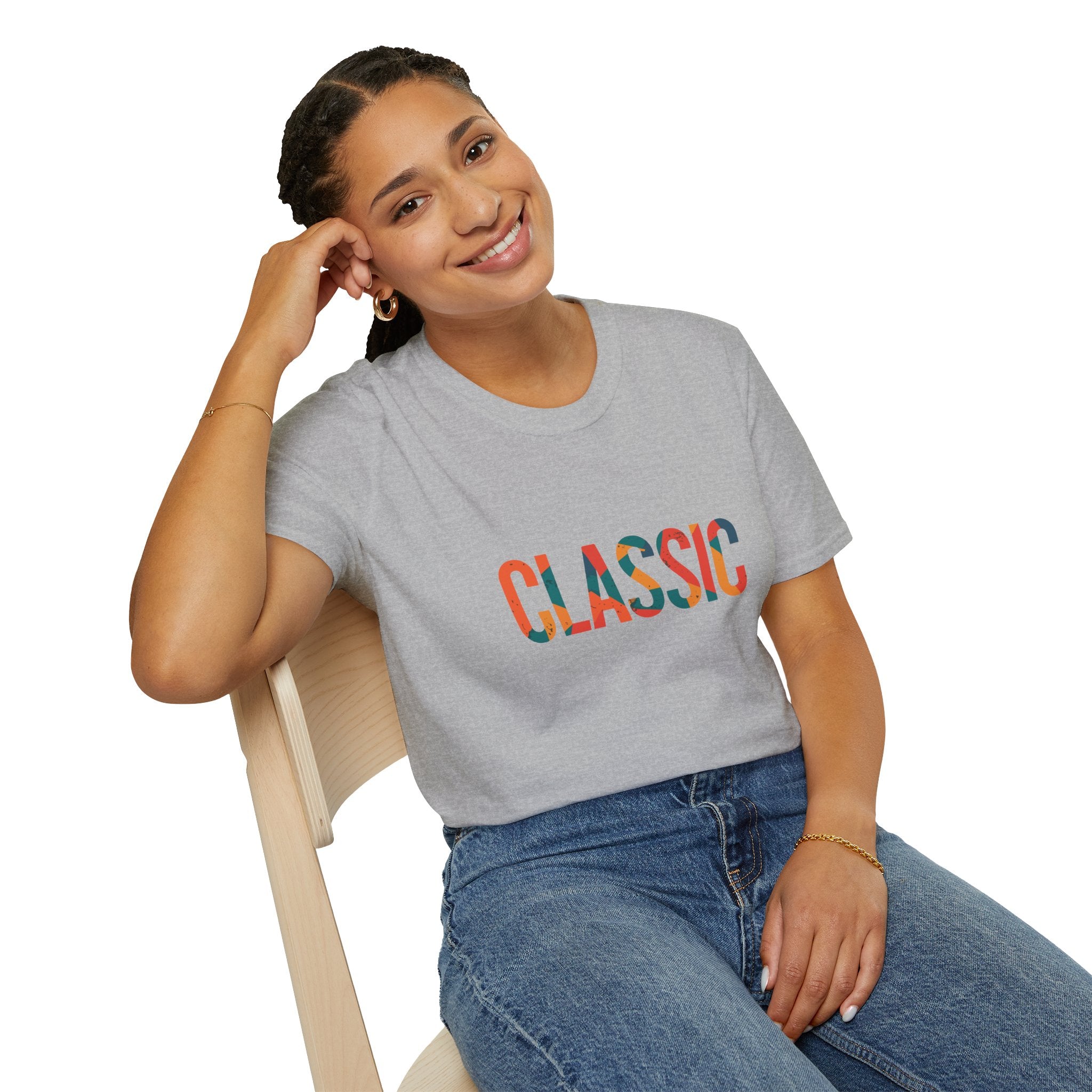 Classic Retro Text T-Shirt