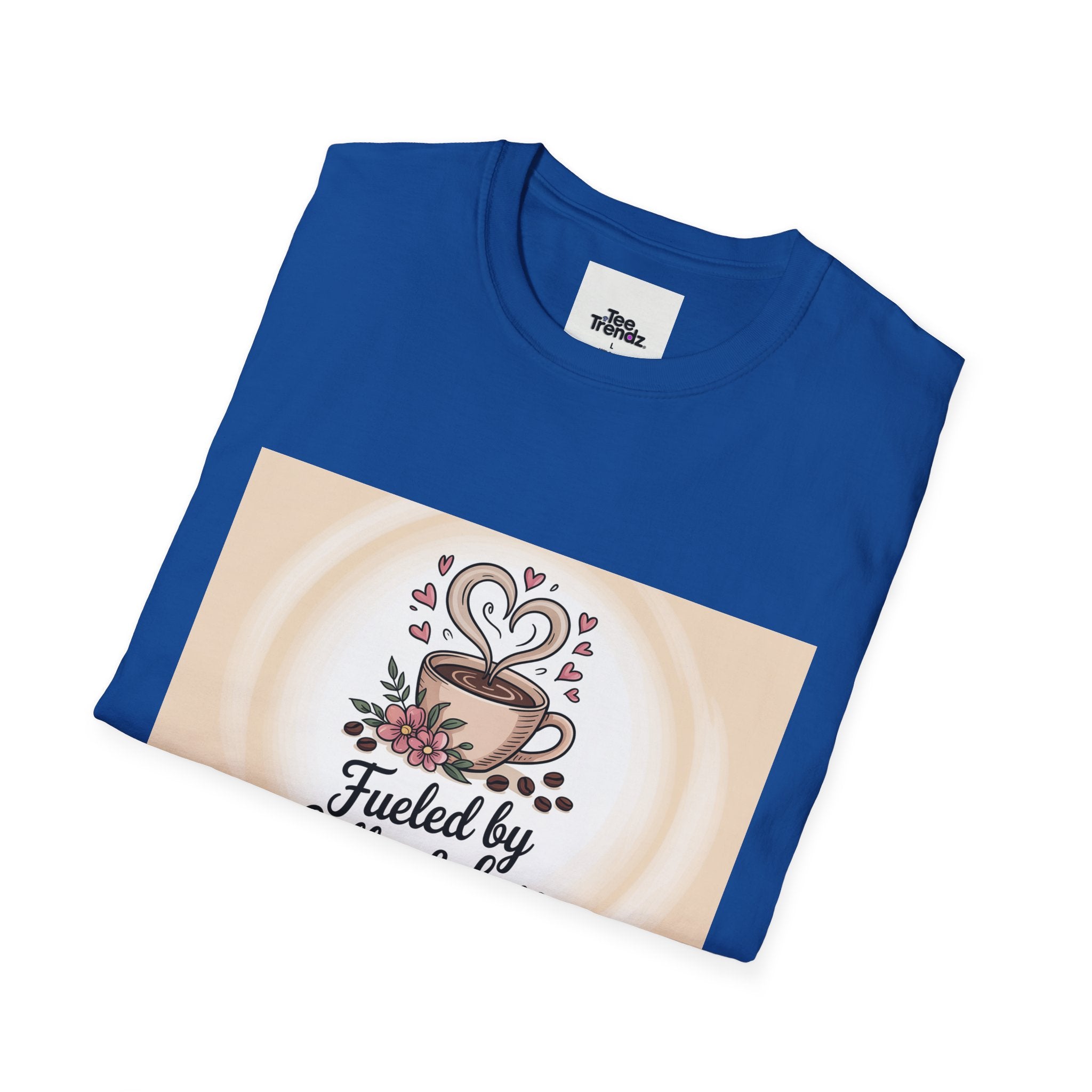 Coffee Lover T-Shirt — "Fueled by Coffee & Love" Graphic Tee