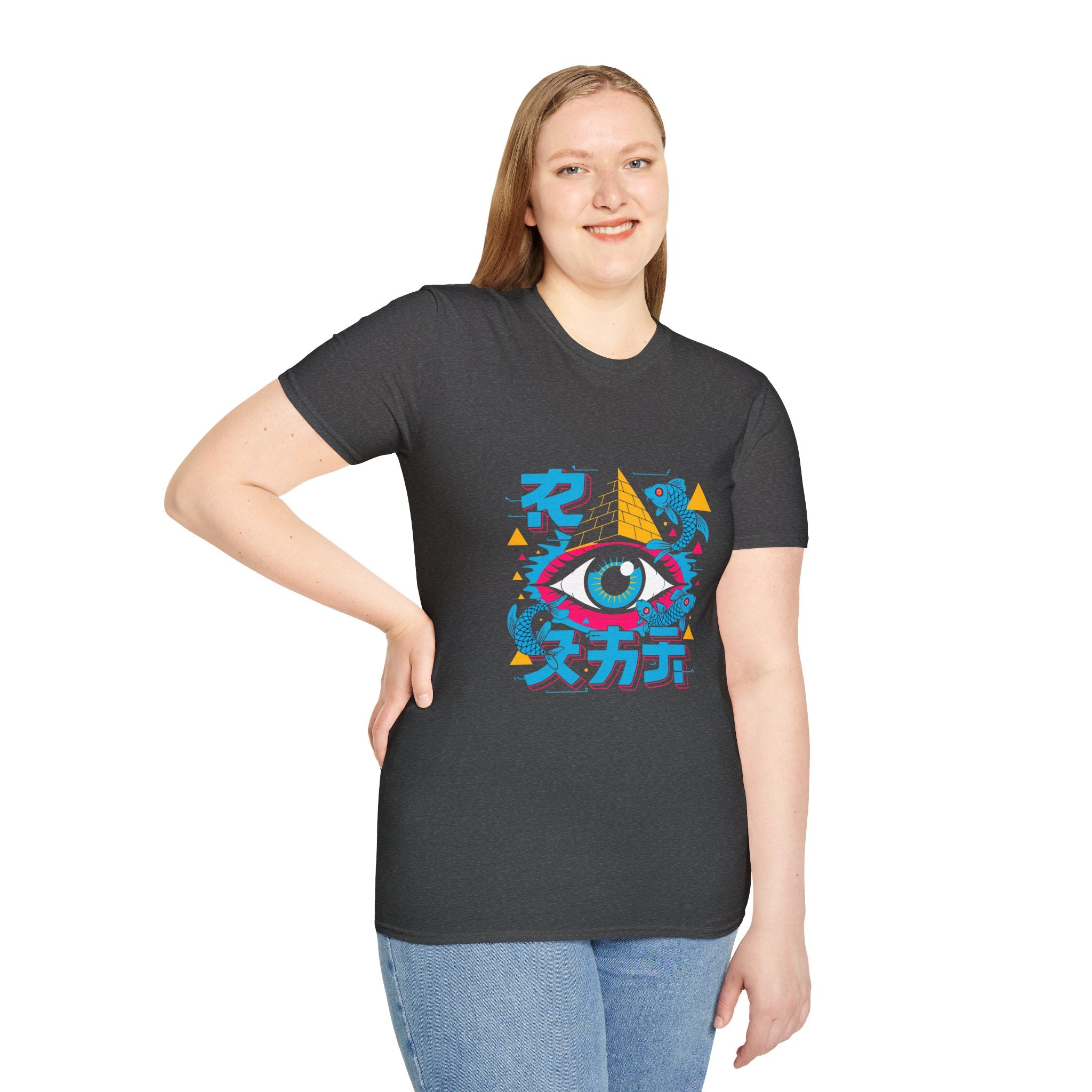 Psychedelic Eye T-Shirt — Retro Japanese Graphic Tee