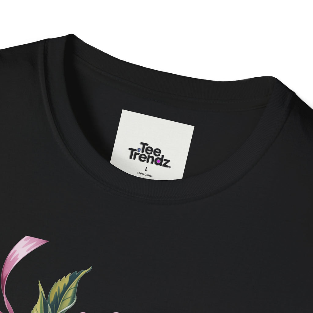 Happy Birthday Floral T-Shirt — Pink Blossom Birthday Tee