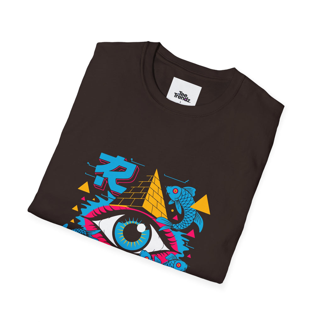 Psychedelic Eye T-Shirt — Retro Japanese Graphic Tee