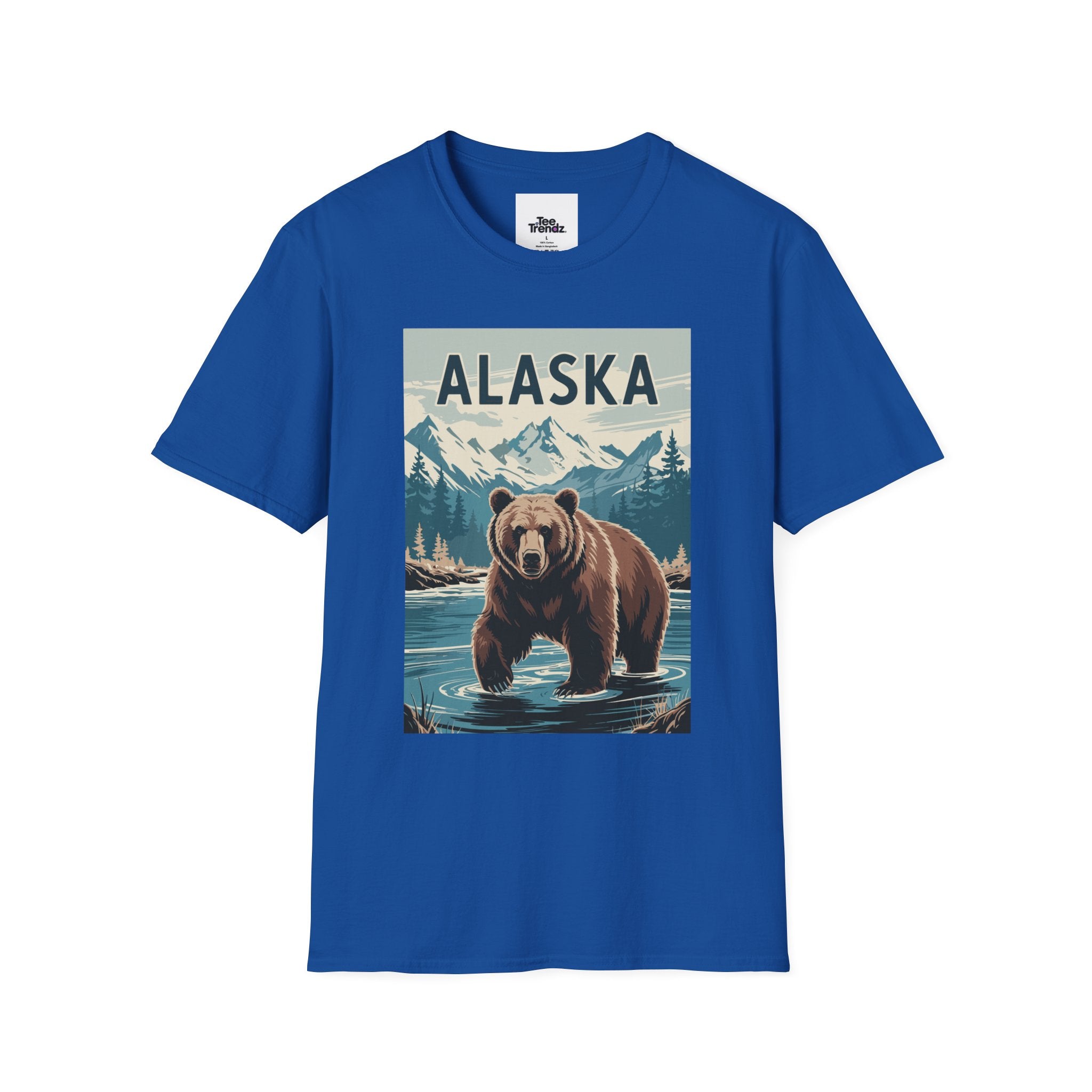 Alaska Bear T-Shirt — Vintage Mountain Wildlife Tee